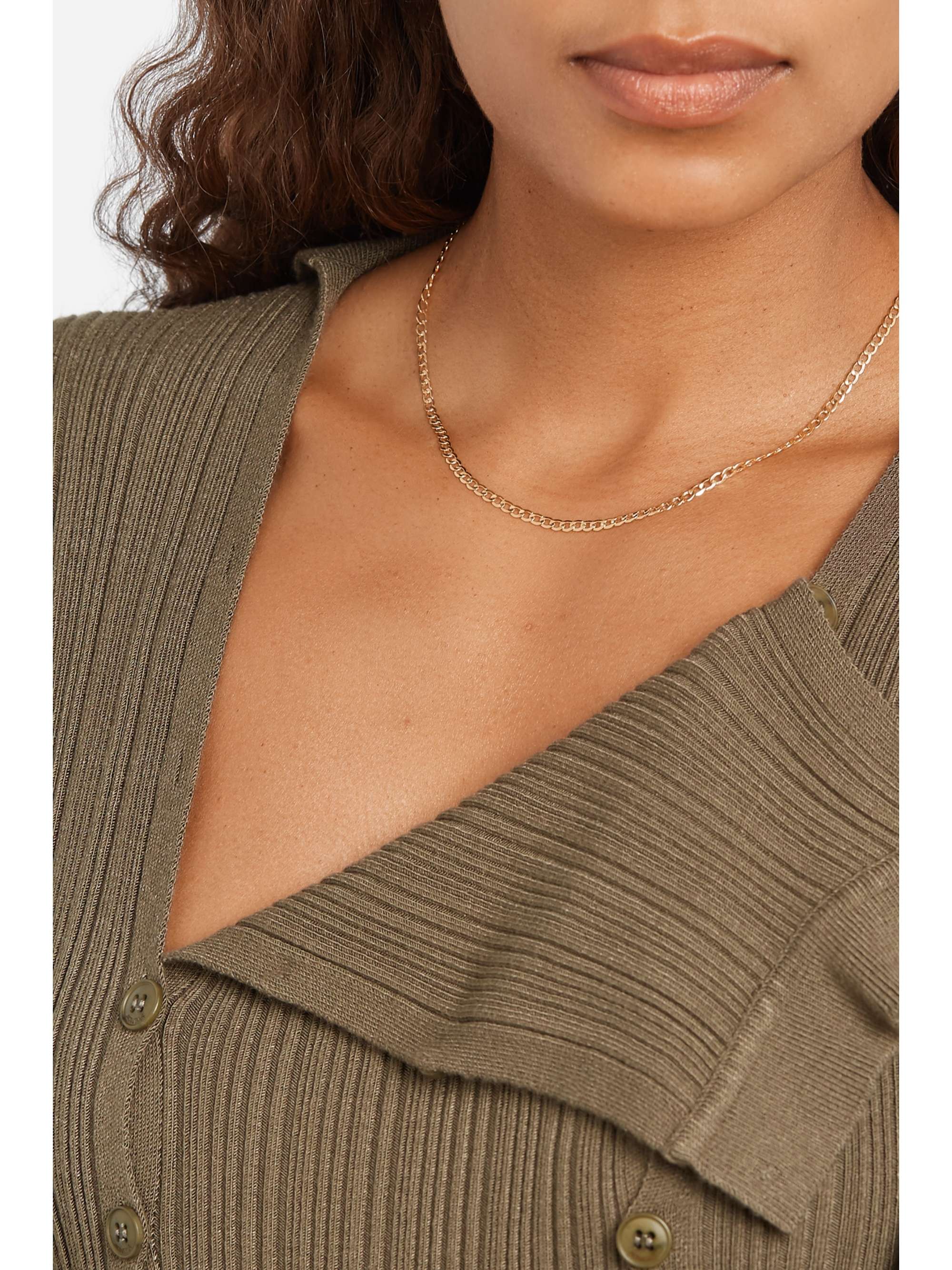 LOREN STEWART Havana 14-karat gold necklace