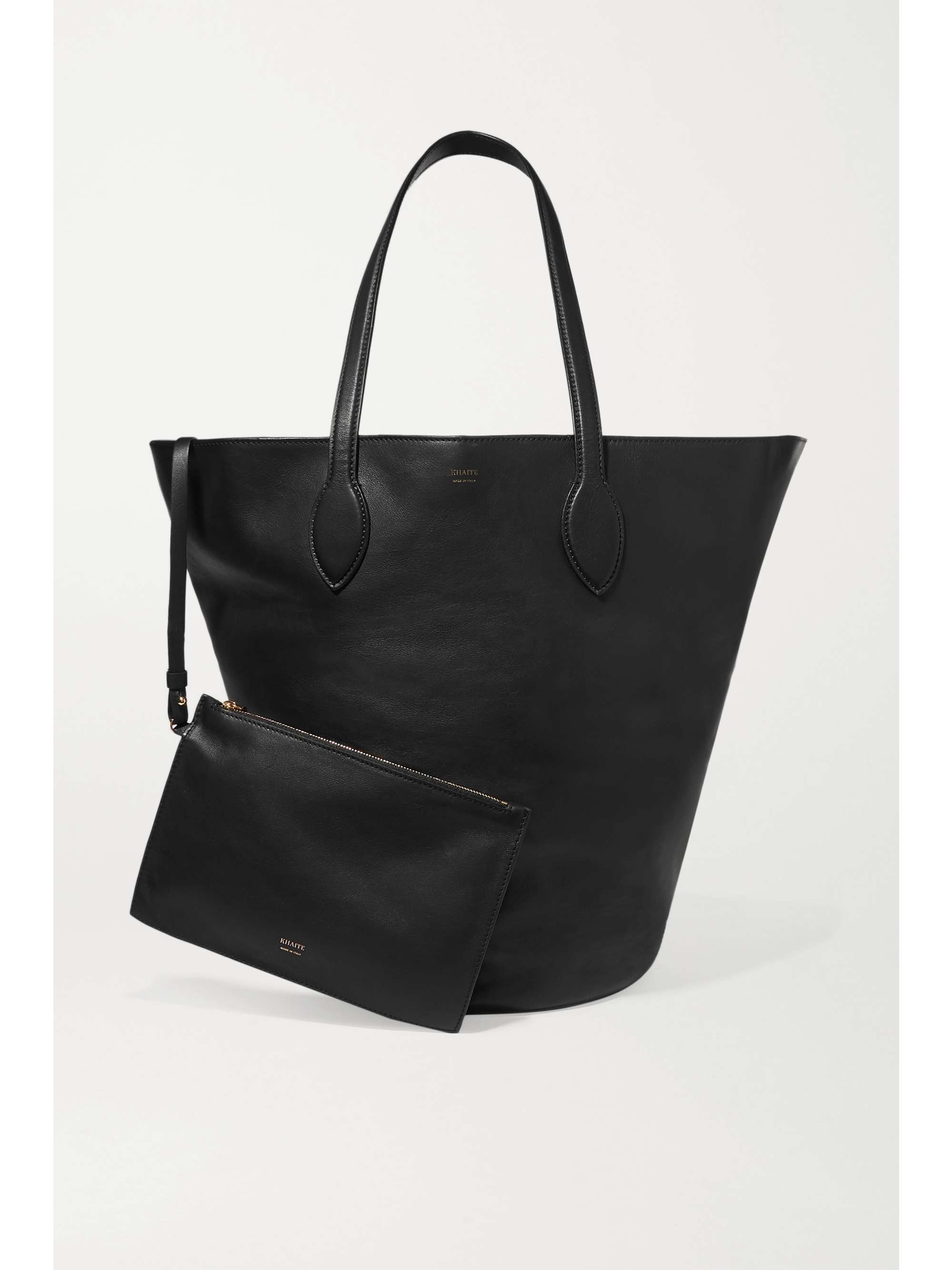 KHAITE Circle medium leather tote