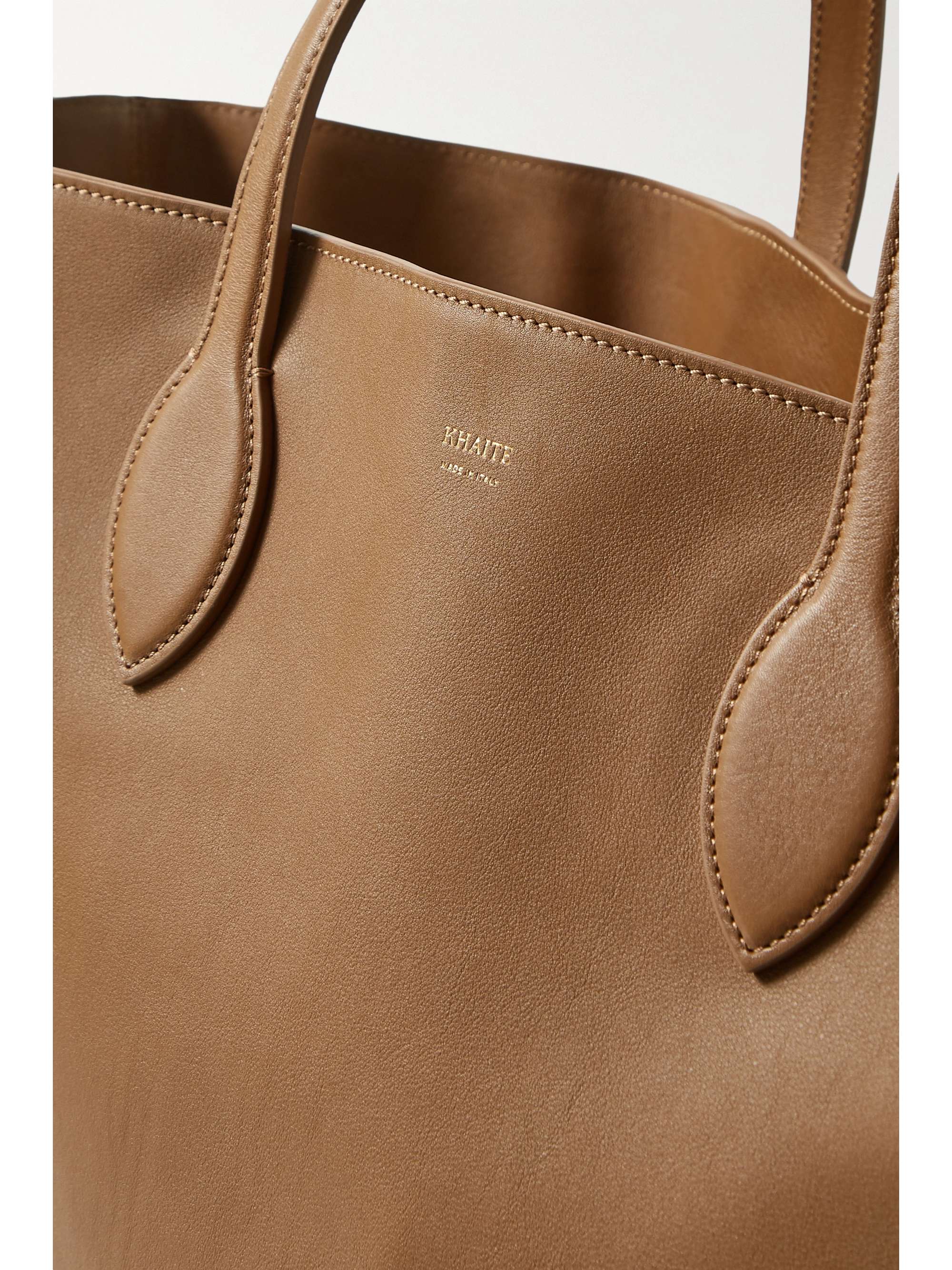 KHAITE Circle medium leather tote
