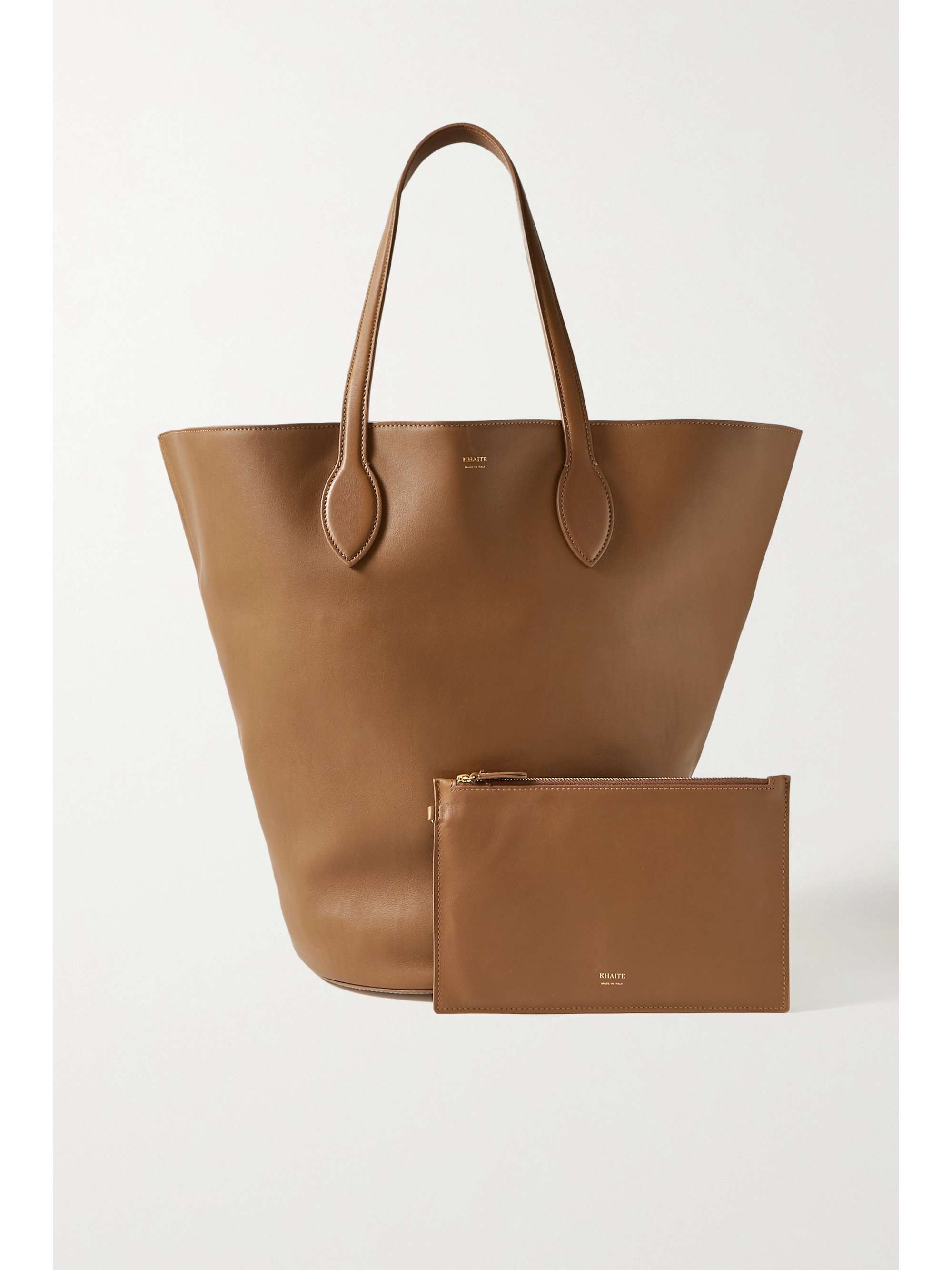 KHAITE Circle medium leather tote