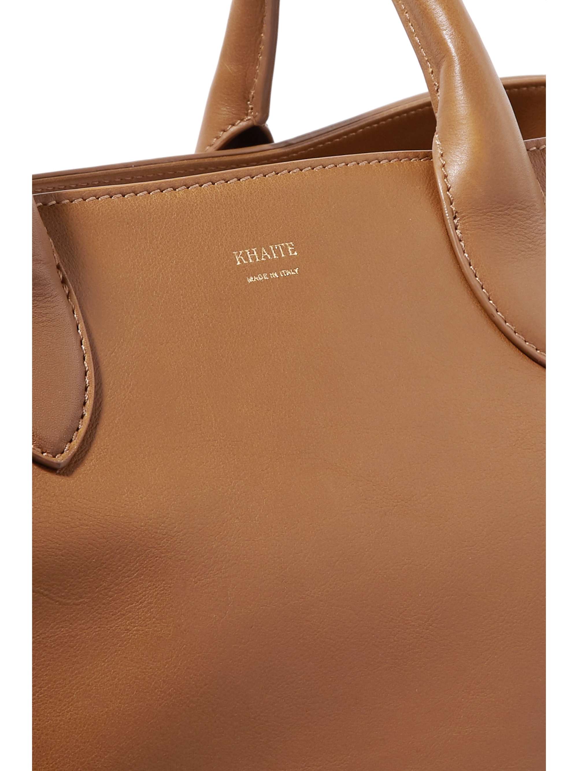 KHAITE Amelia medium textured-leather tote