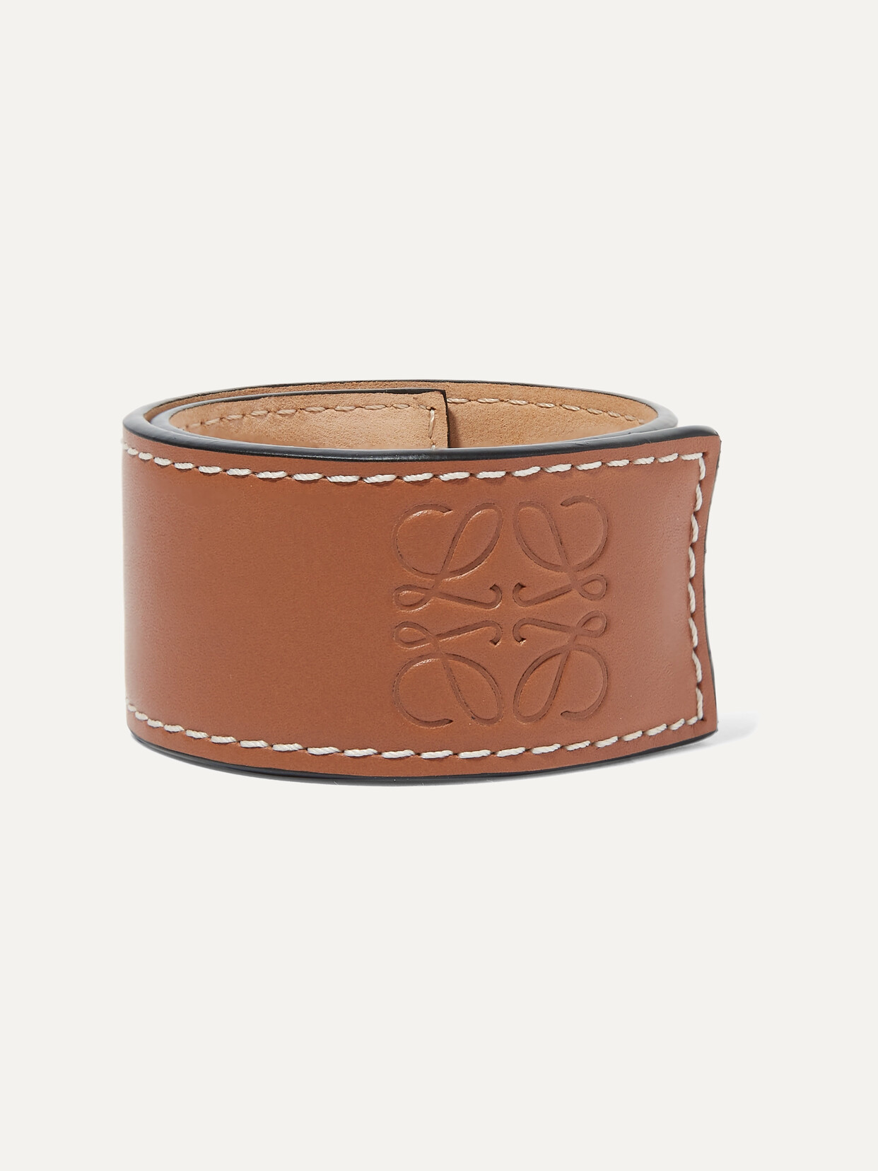 LOEWE EMBOSSED LEATHER BRACELET