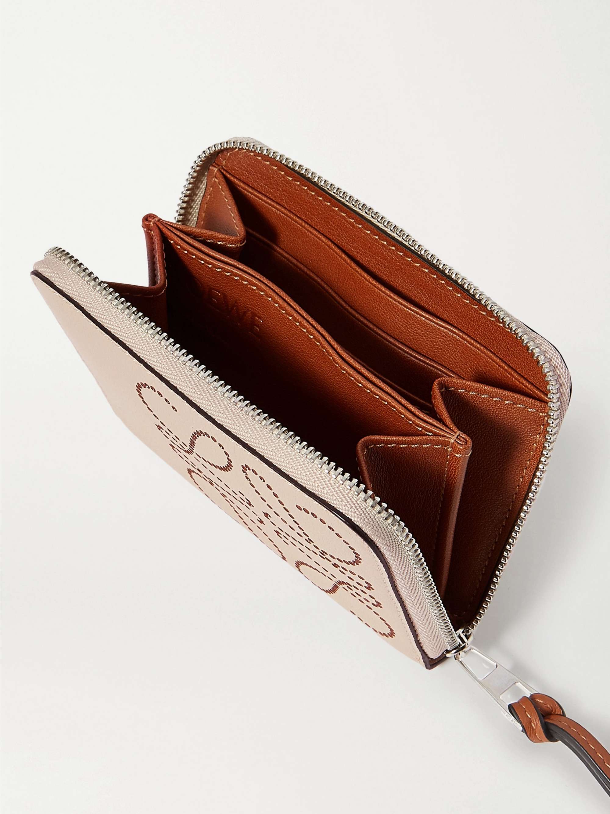 LOEWE Embossed leather wallet