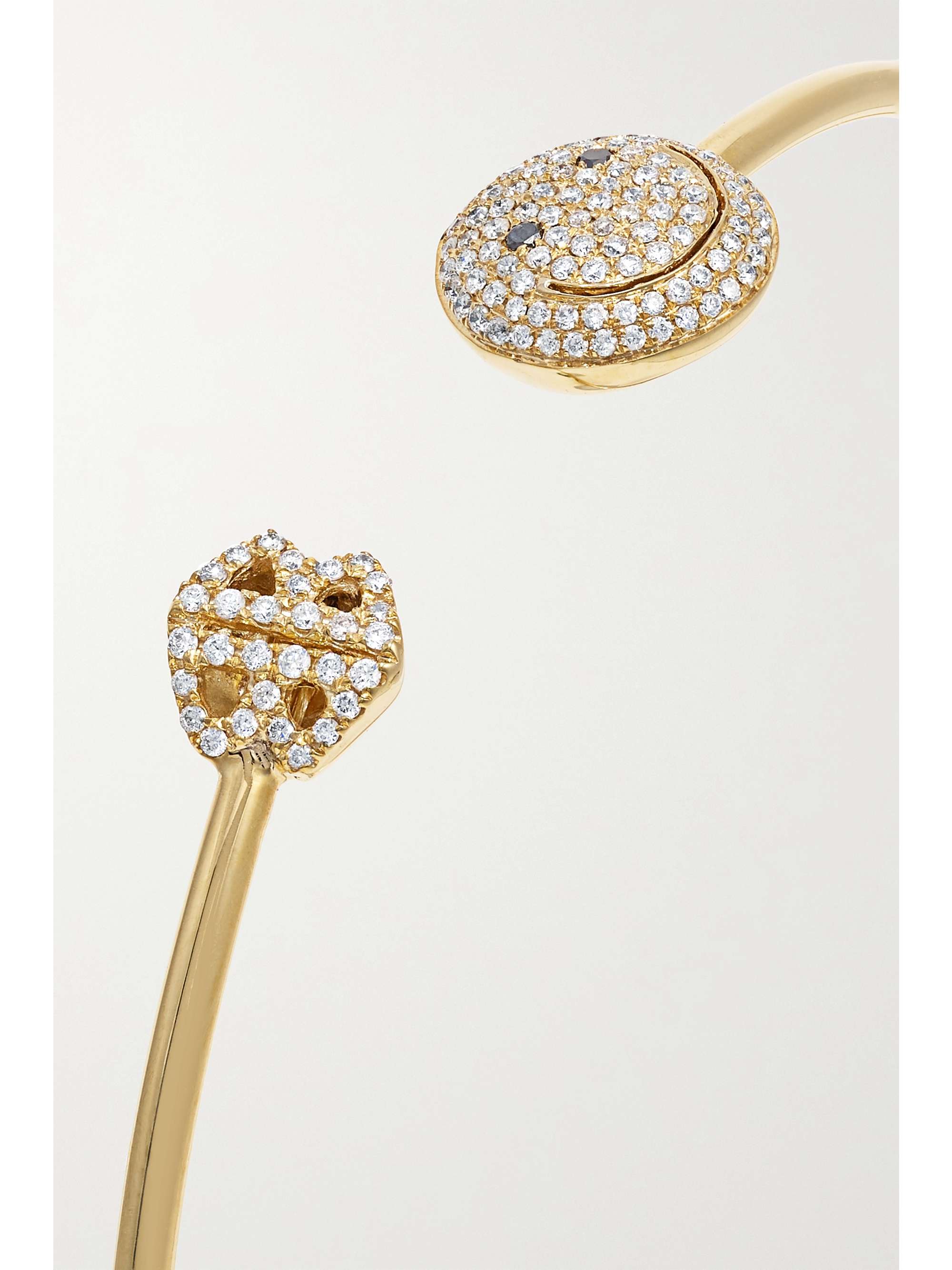 LORRAINE SCHWARTZ 18-karat gold diamond cuff