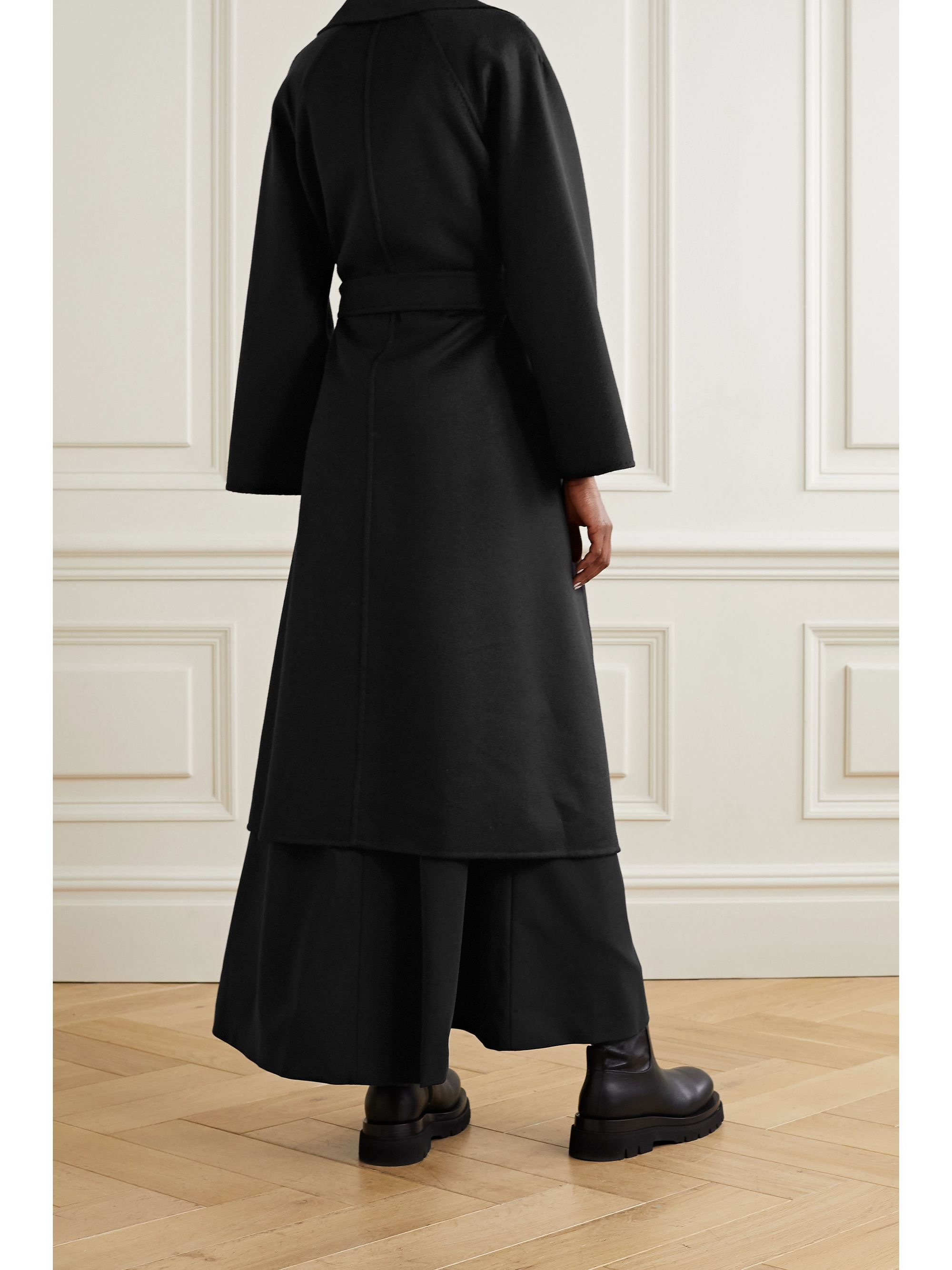 max mara labbro belted cashmere coat
