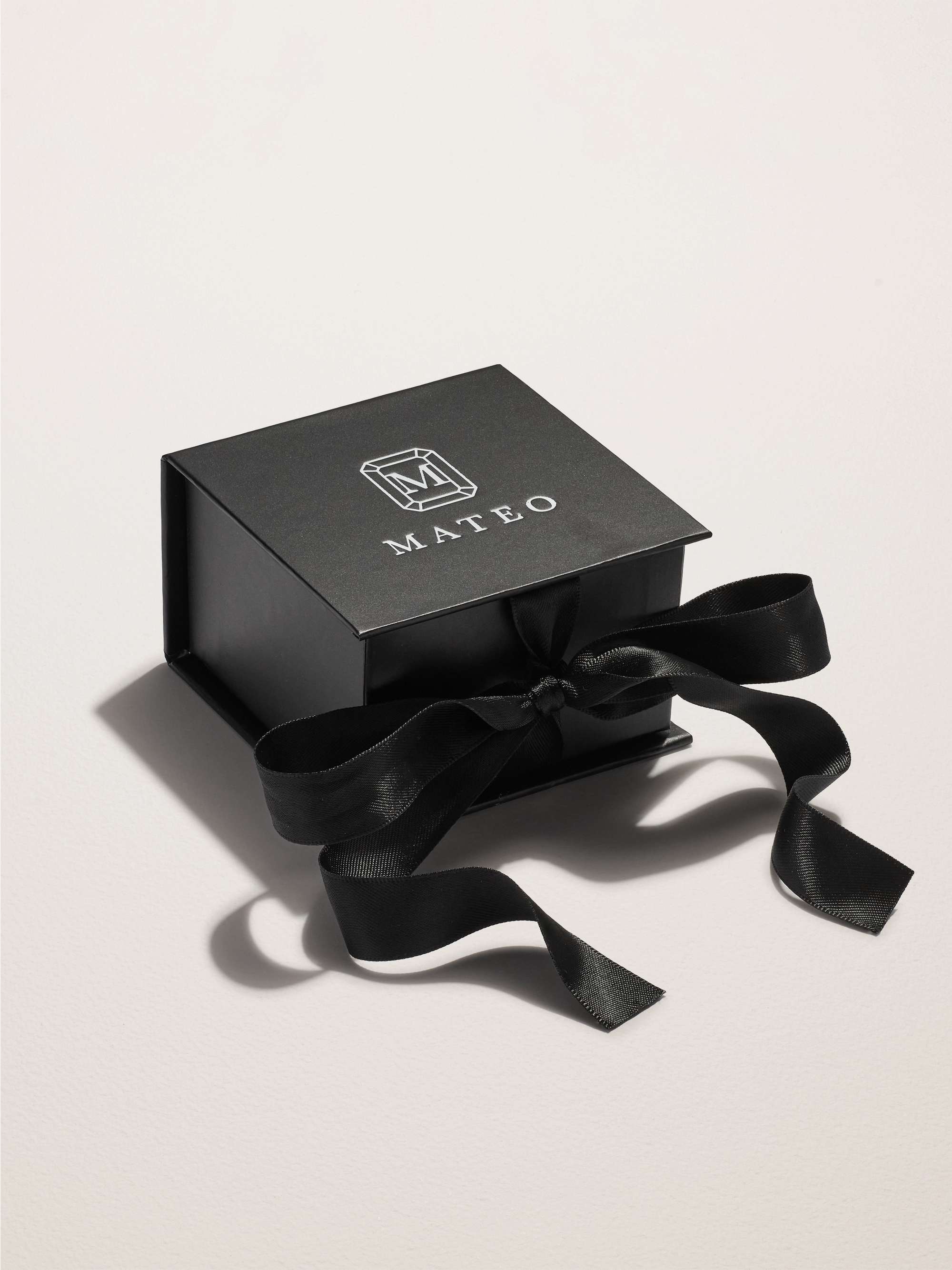 MATEO 14-karat gold, onyx and diamond earrings