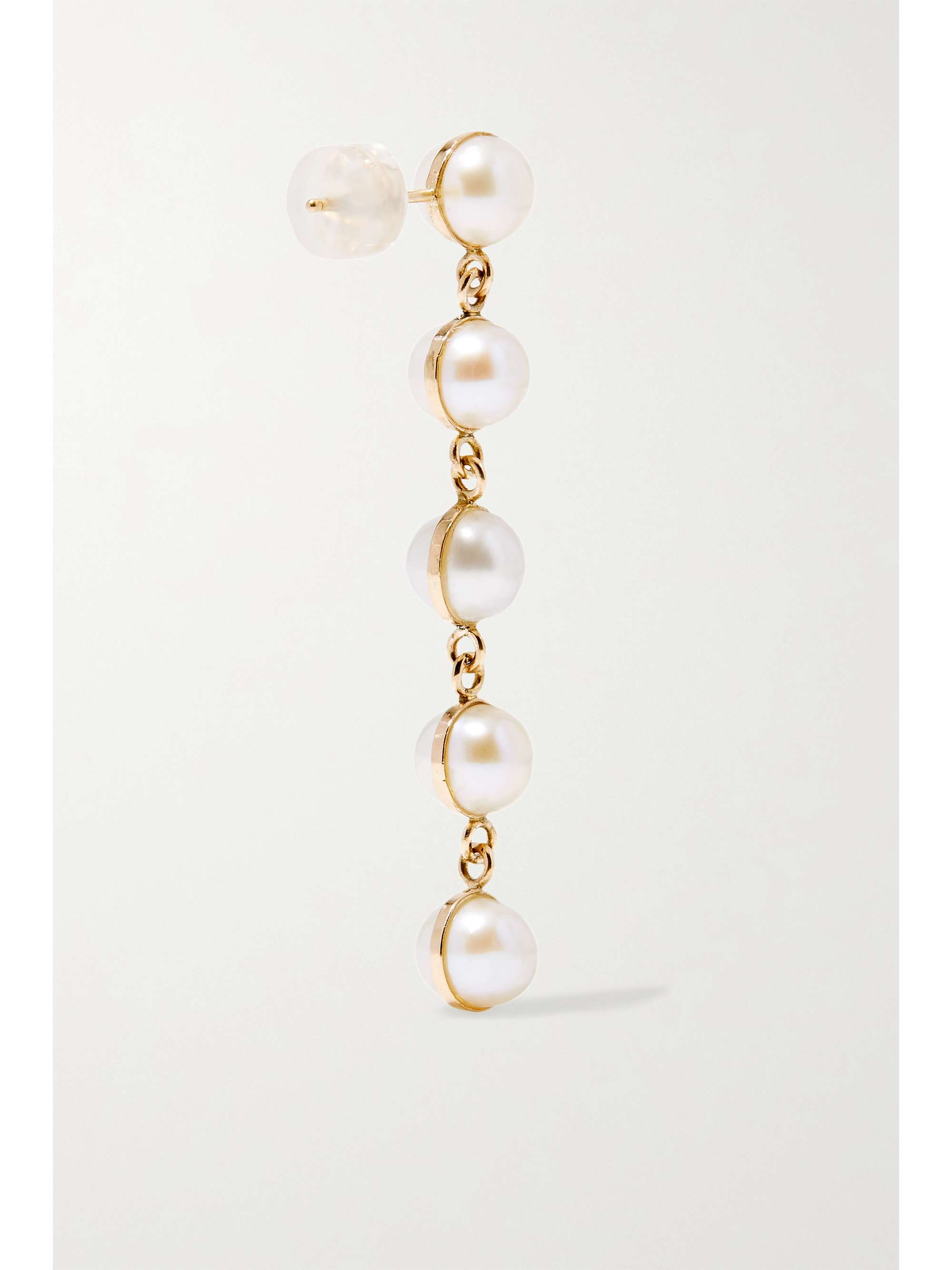 MELISSA JOY MANNING Ohrringe aus 14 Karat Gold mit Perlen