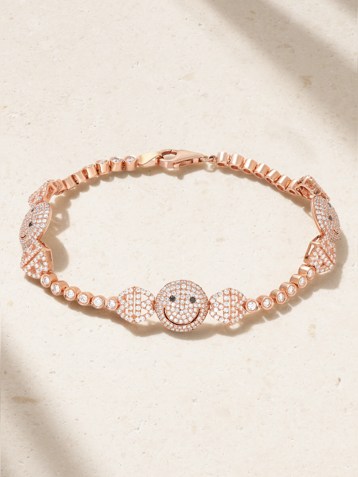 Lorraine Schwartz 18-karat Rose Gold Diamond Bracelet