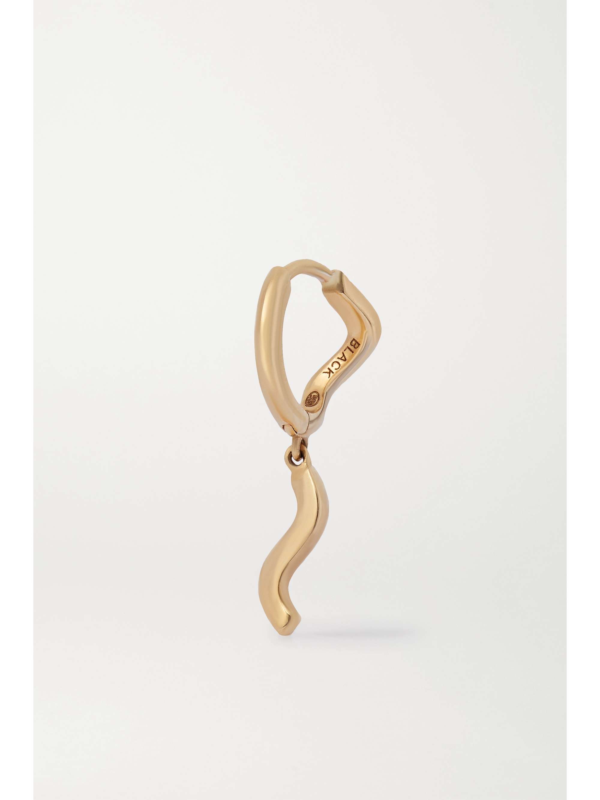 MARIA BLACK Kismet Huggie gold diamond earring