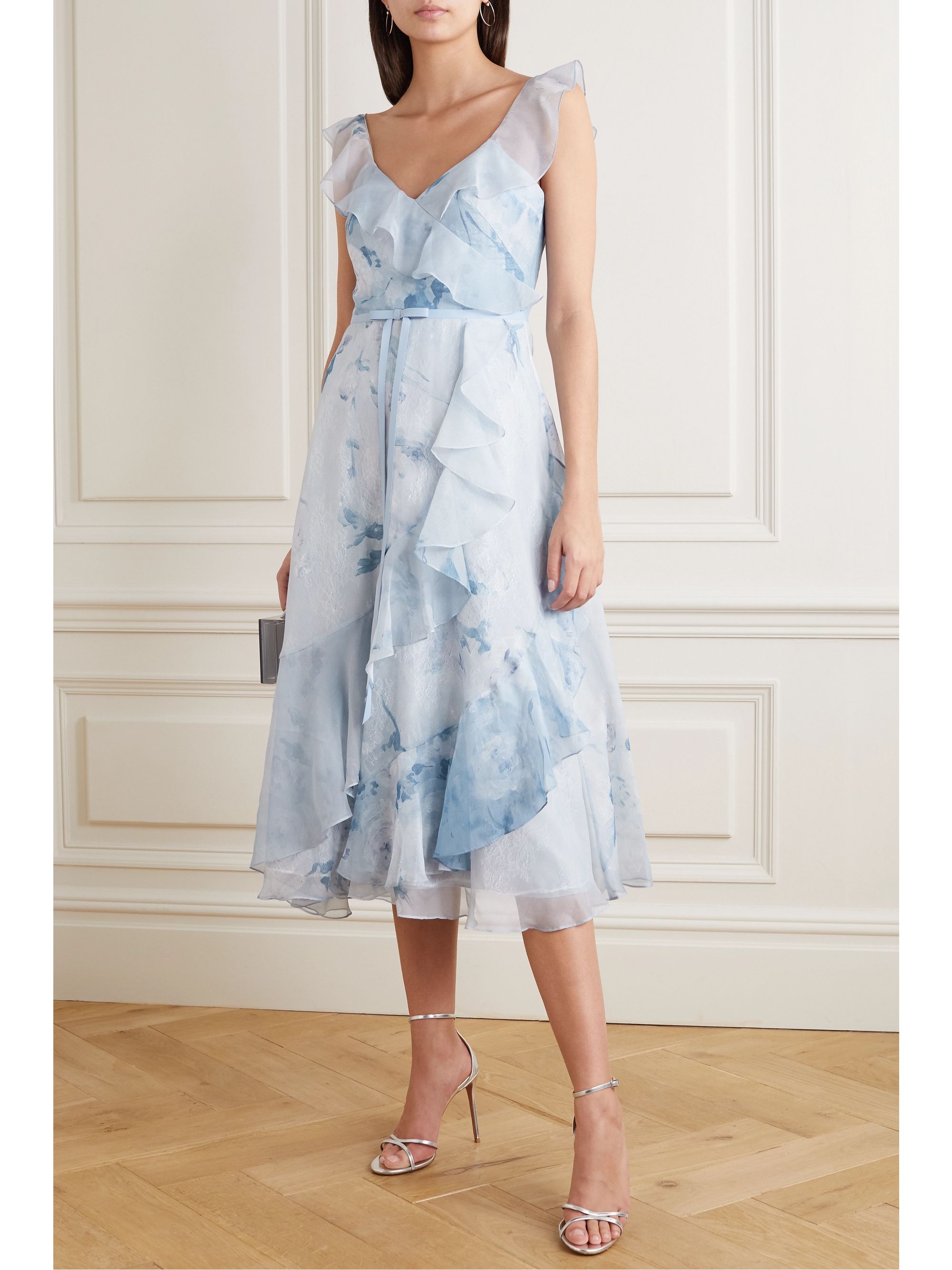 marchesa midi dress