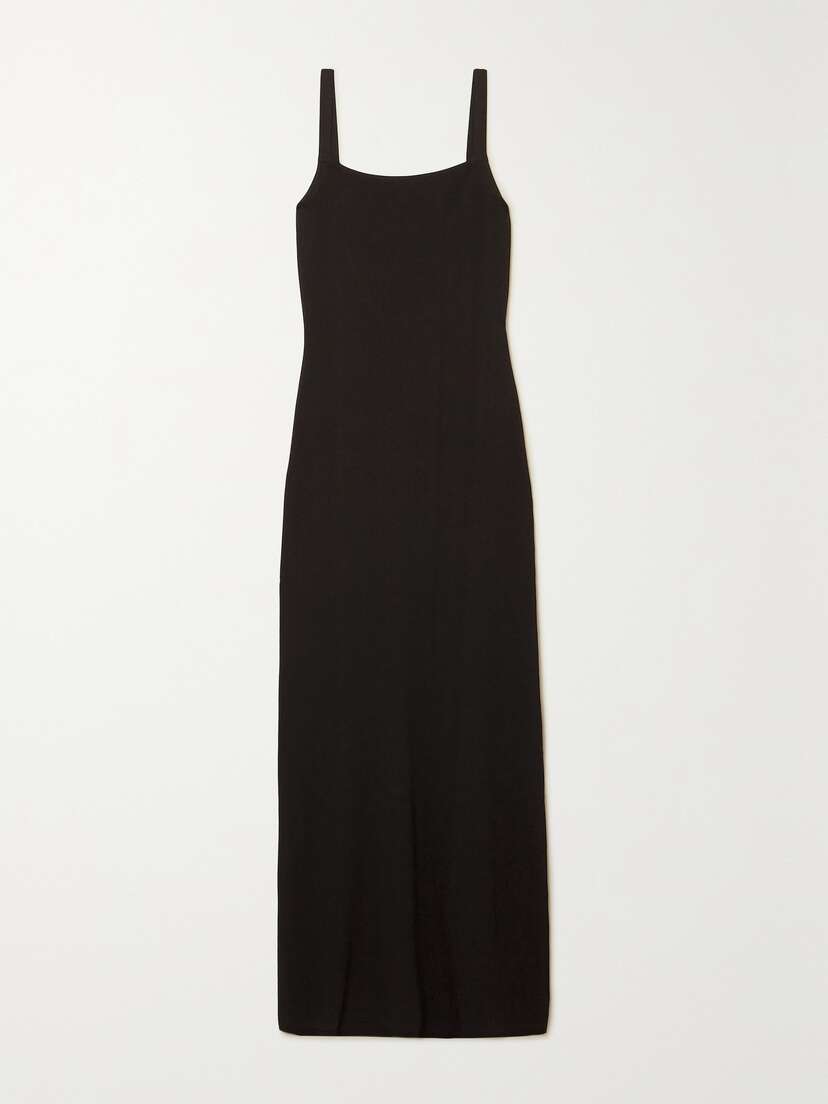 Matteau Open-back Stretch-knit Maxi Dress