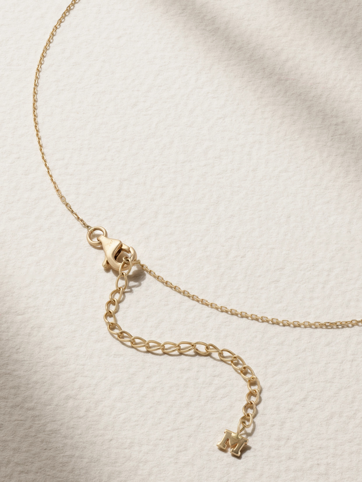 Mateo 14-karat Gold, Pearl And Diamond Necklace In Gold