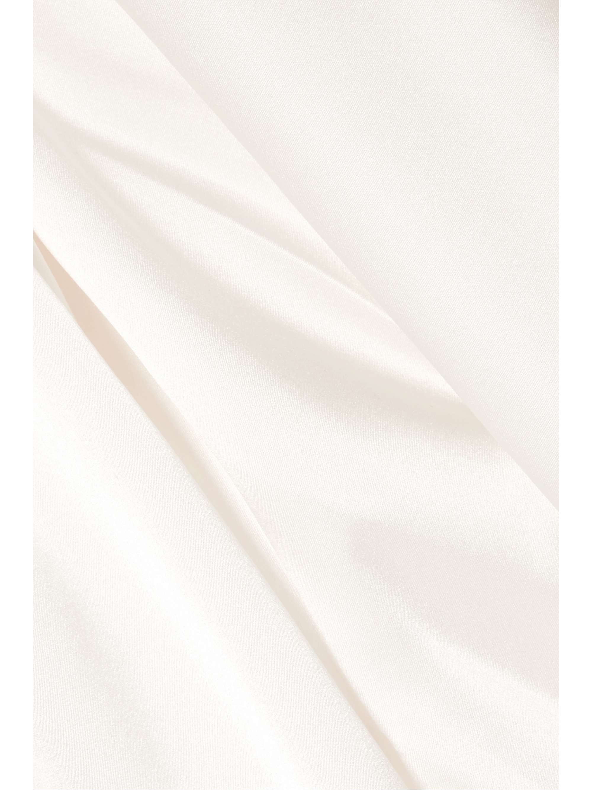 MATÉRIEL Draped silk-satin blouse