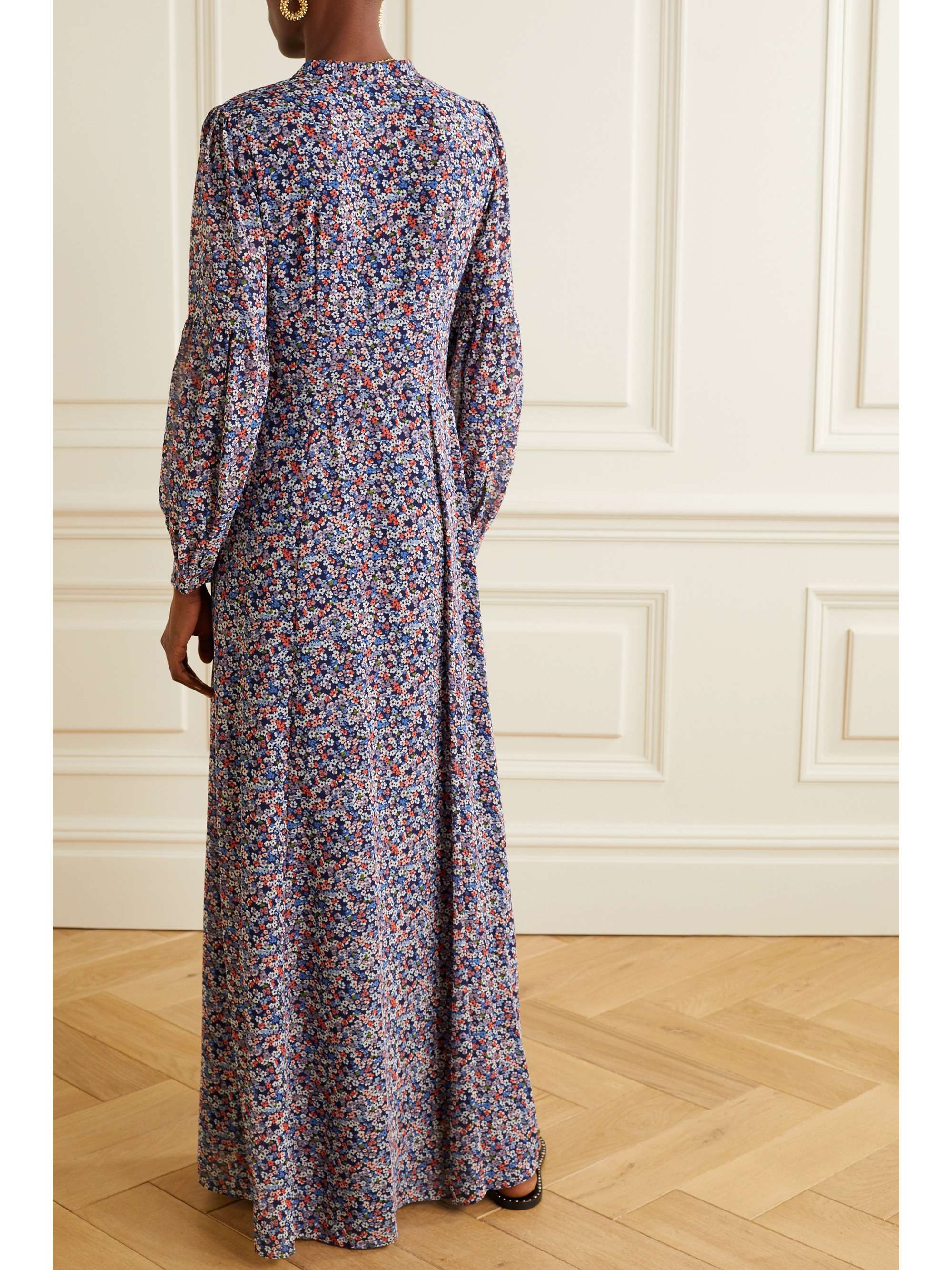 MICHAEL MICHAEL KORS Floral-print georgette maxi dress