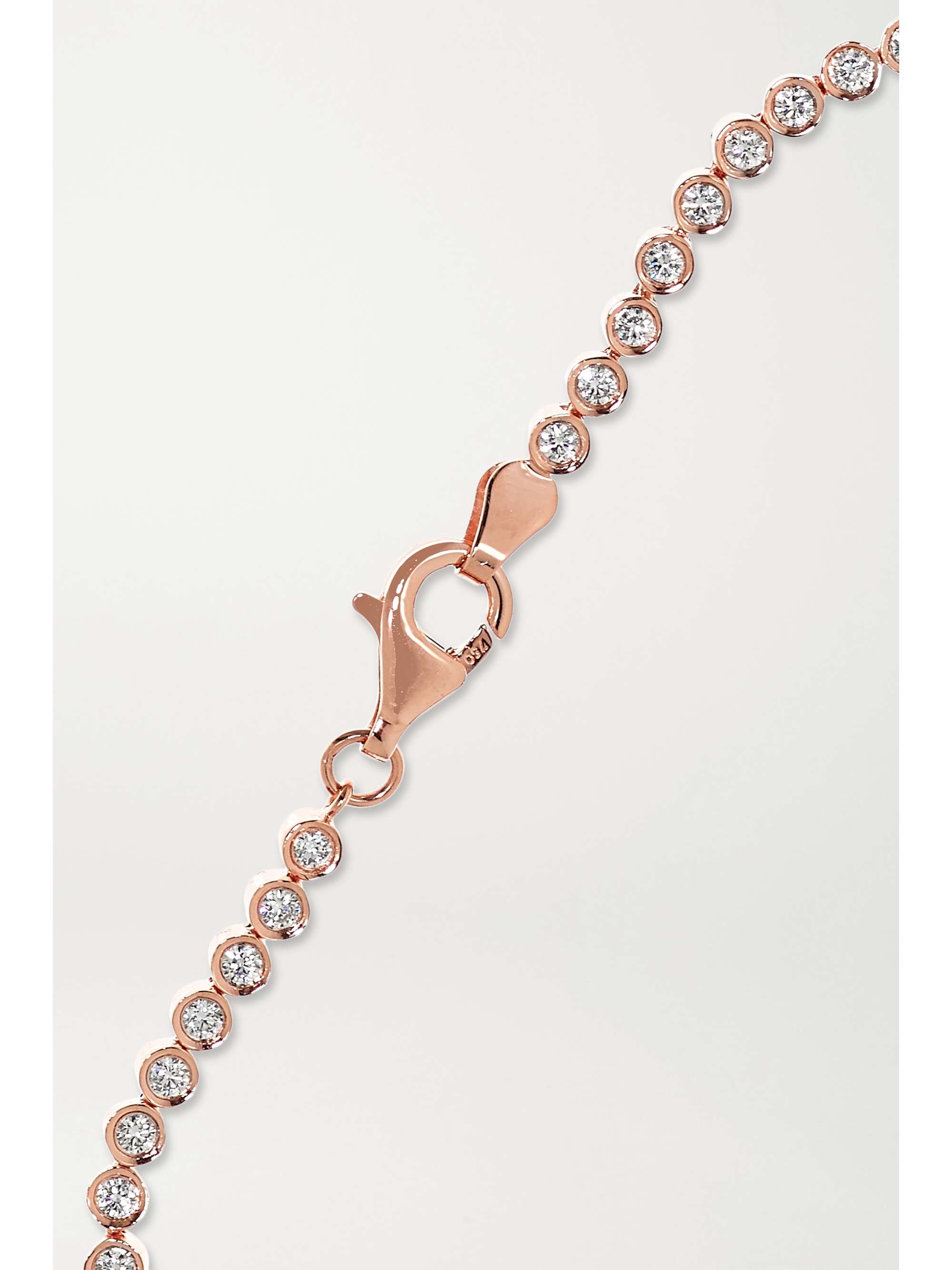 LORRAINE SCHWARTZ 18-karat rose gold diamond bracelet