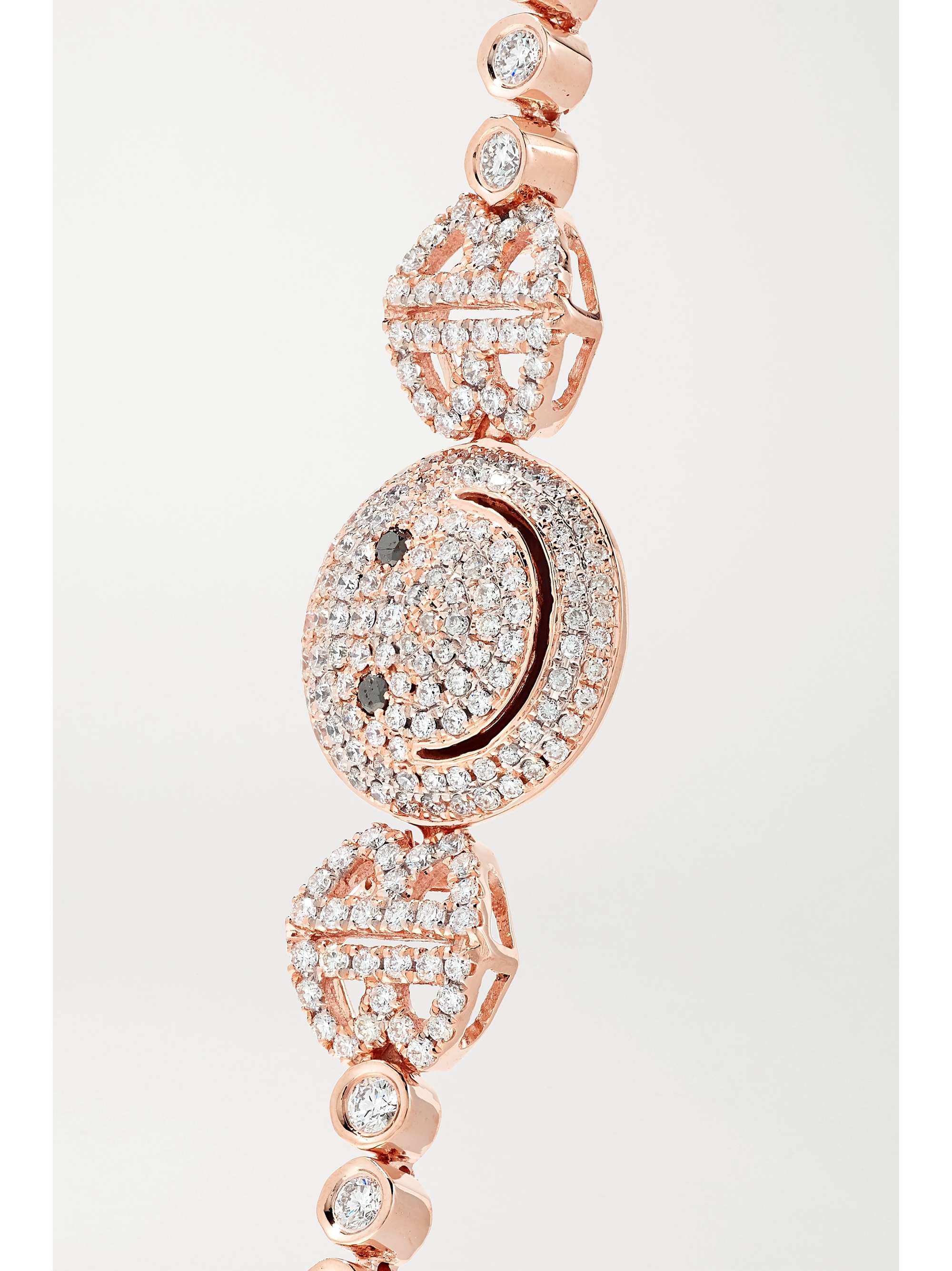 LORRAINE SCHWARTZ 18-karat rose gold diamond bracelet
