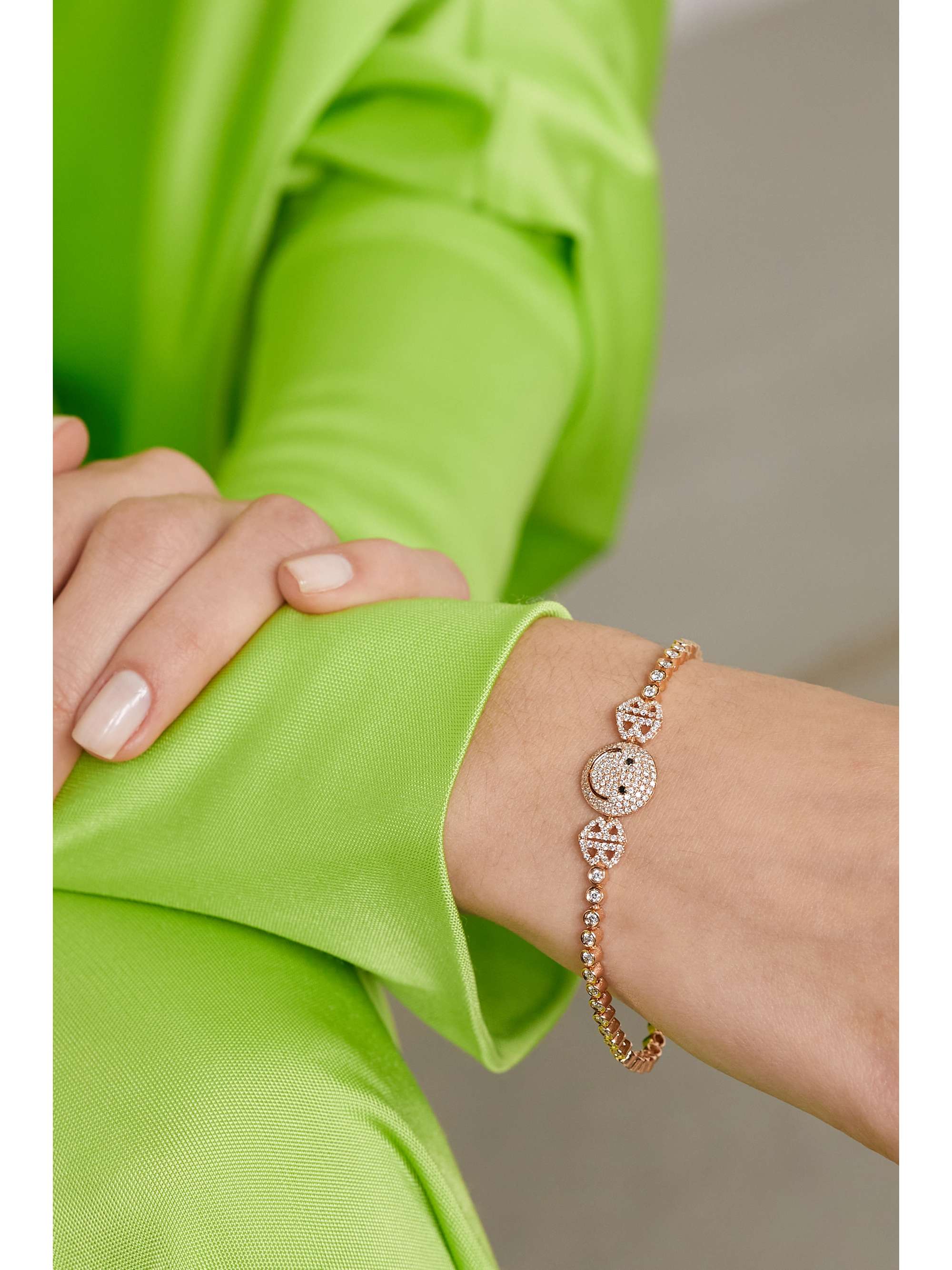 LORRAINE SCHWARTZ 18-karat rose gold diamond bracelet