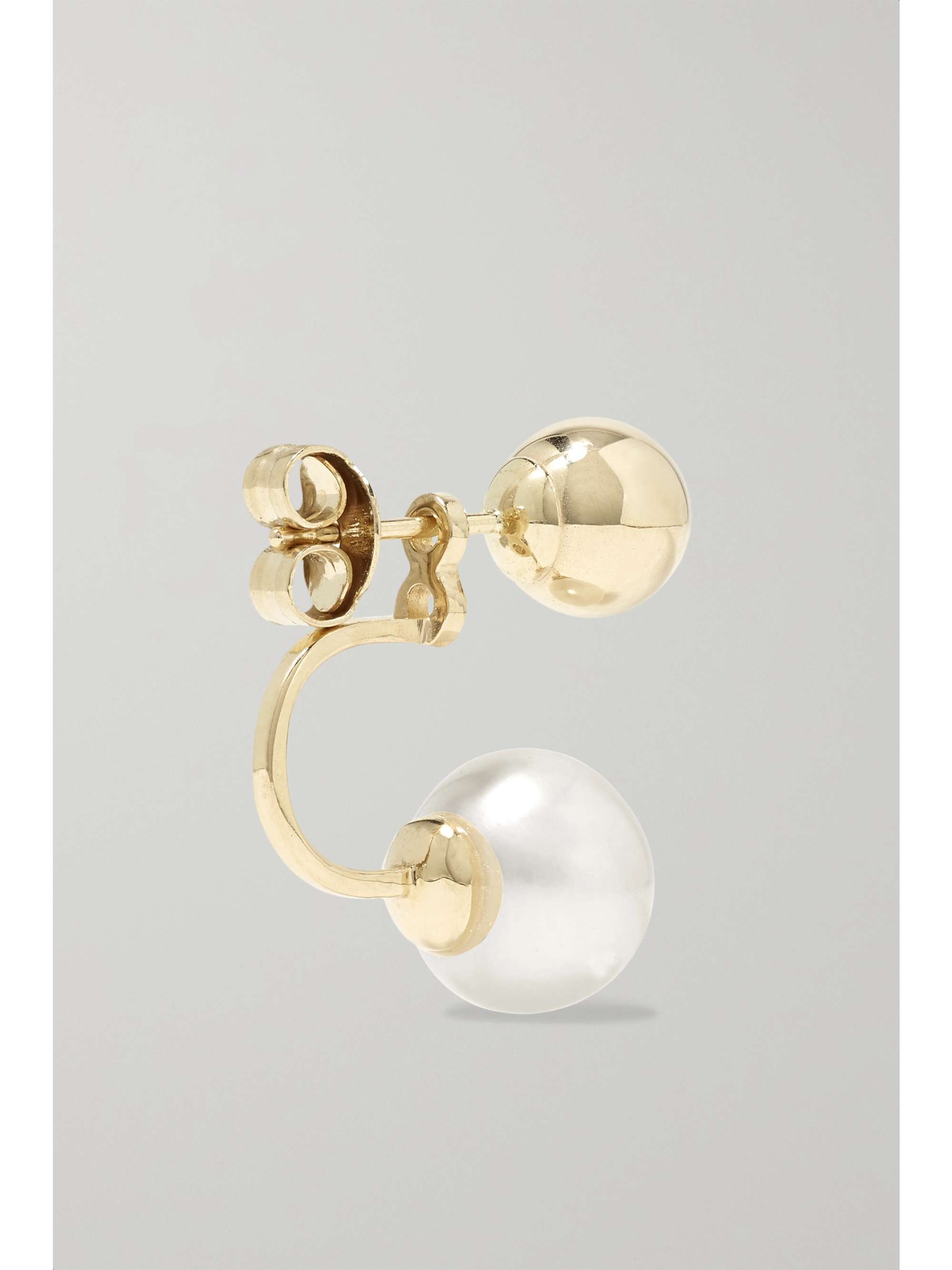 MATEO 14-karat gold pearl earrings
