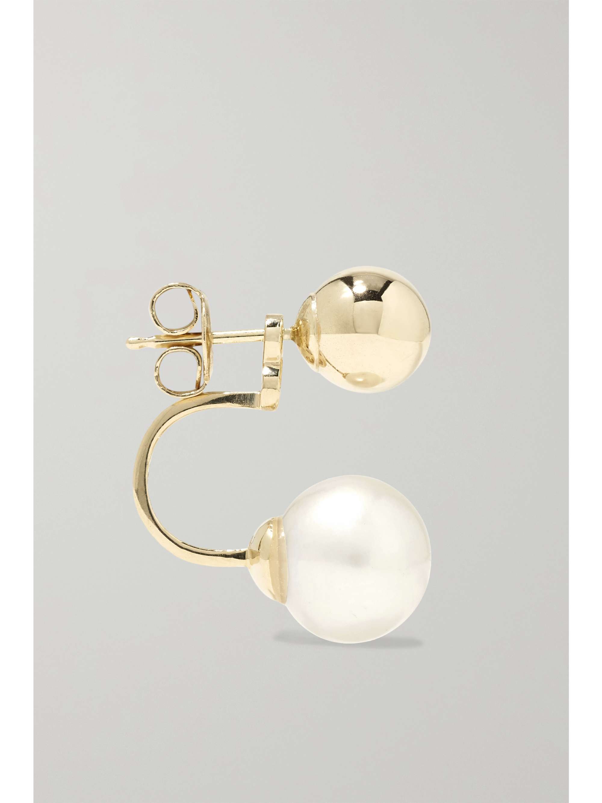 MATEO 14-karat gold pearl earrings