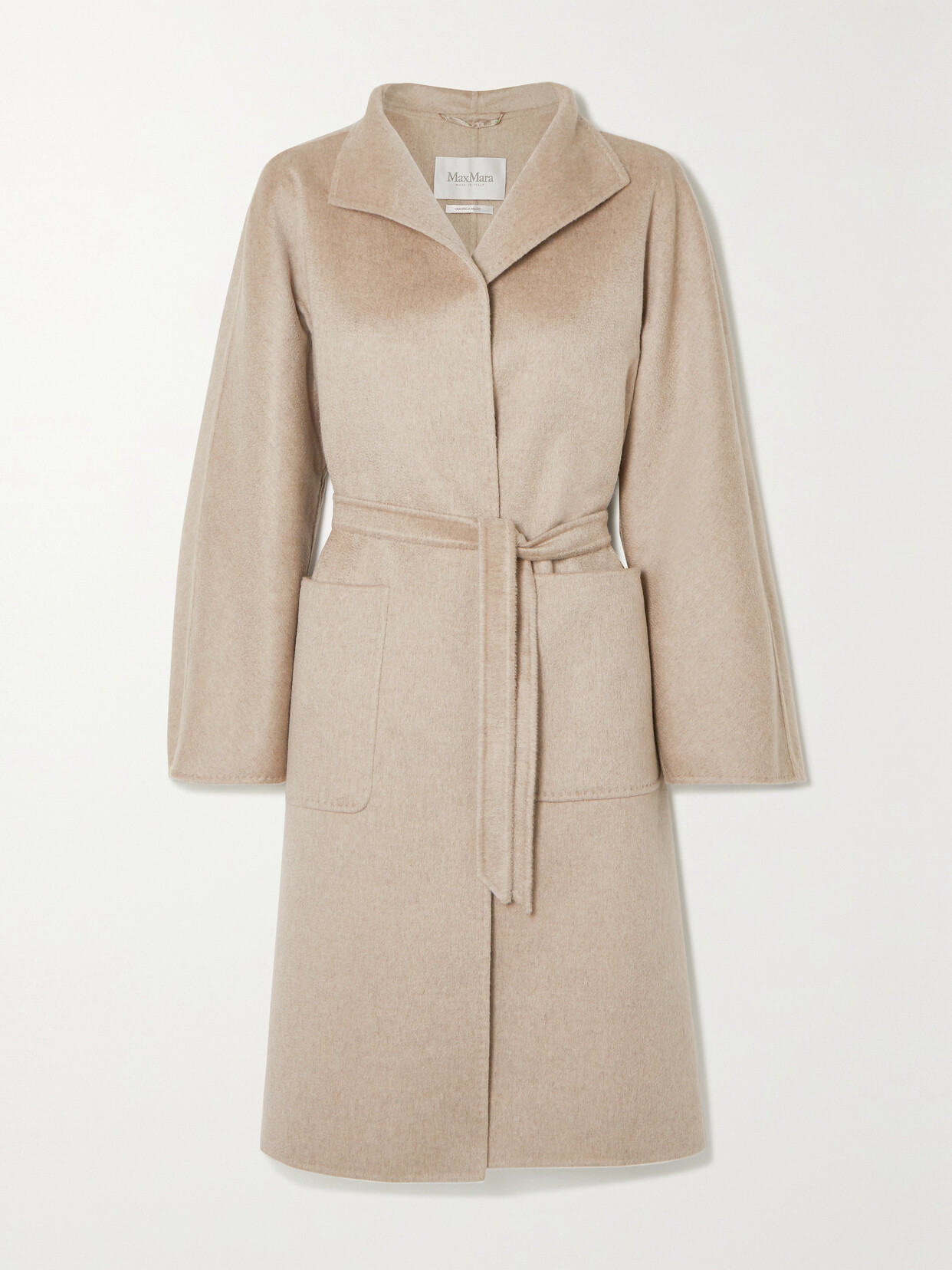Max Mara Lilia Belted Cashmere Coat - Brown