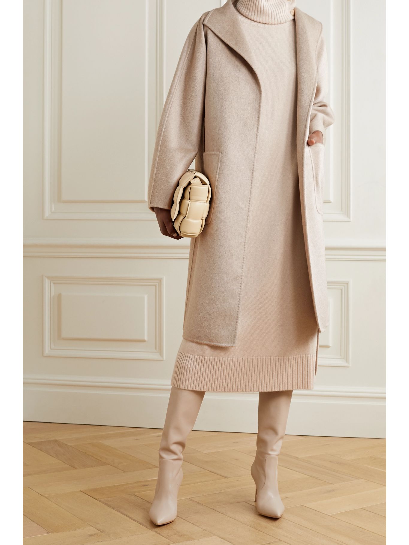 Camel Lilia belted cashmere coat MAX MARA NETAPORTER