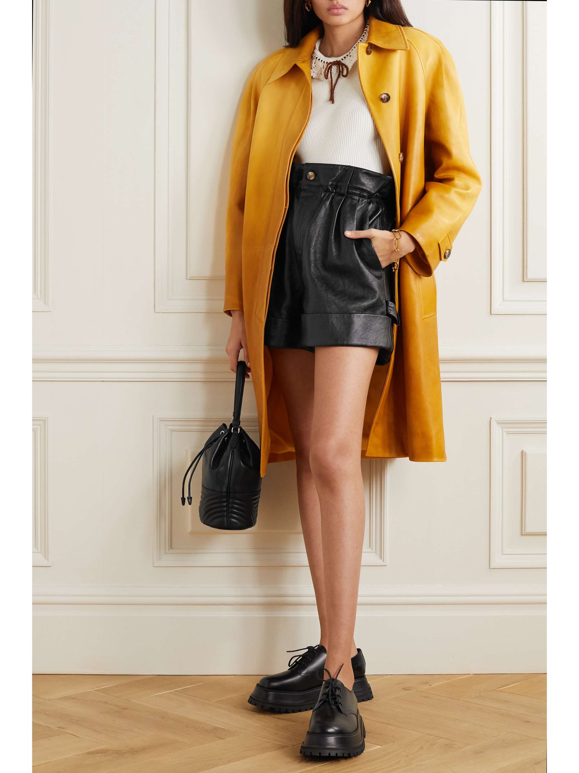 miu miu leather jacket