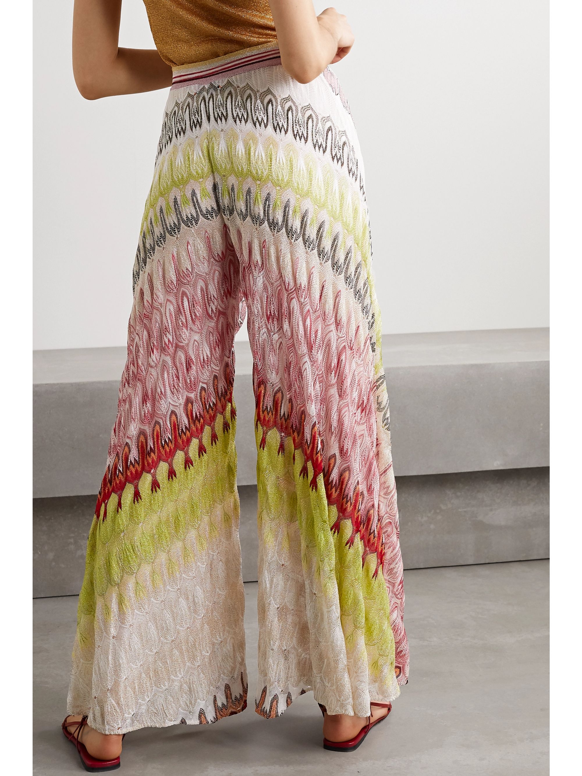 missoni knit pants