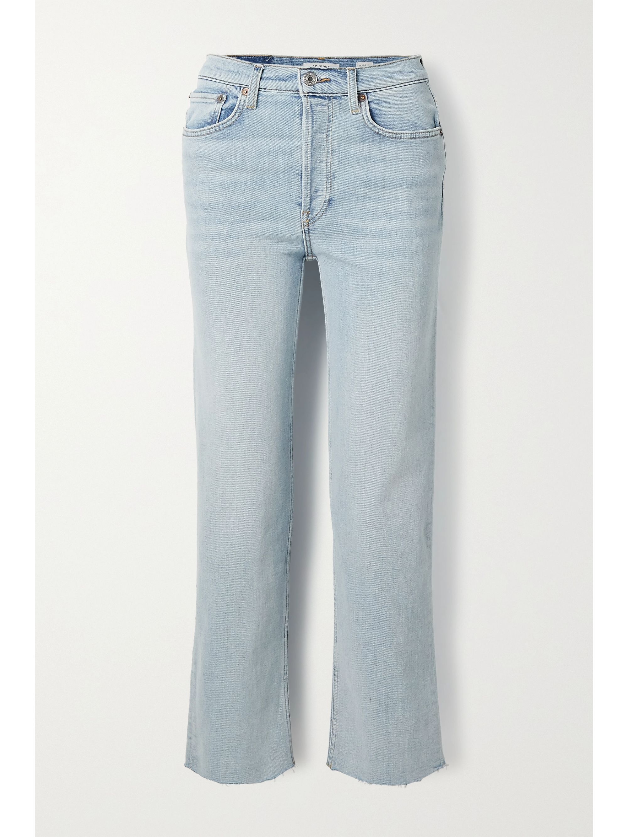 stove pipe leg jeans