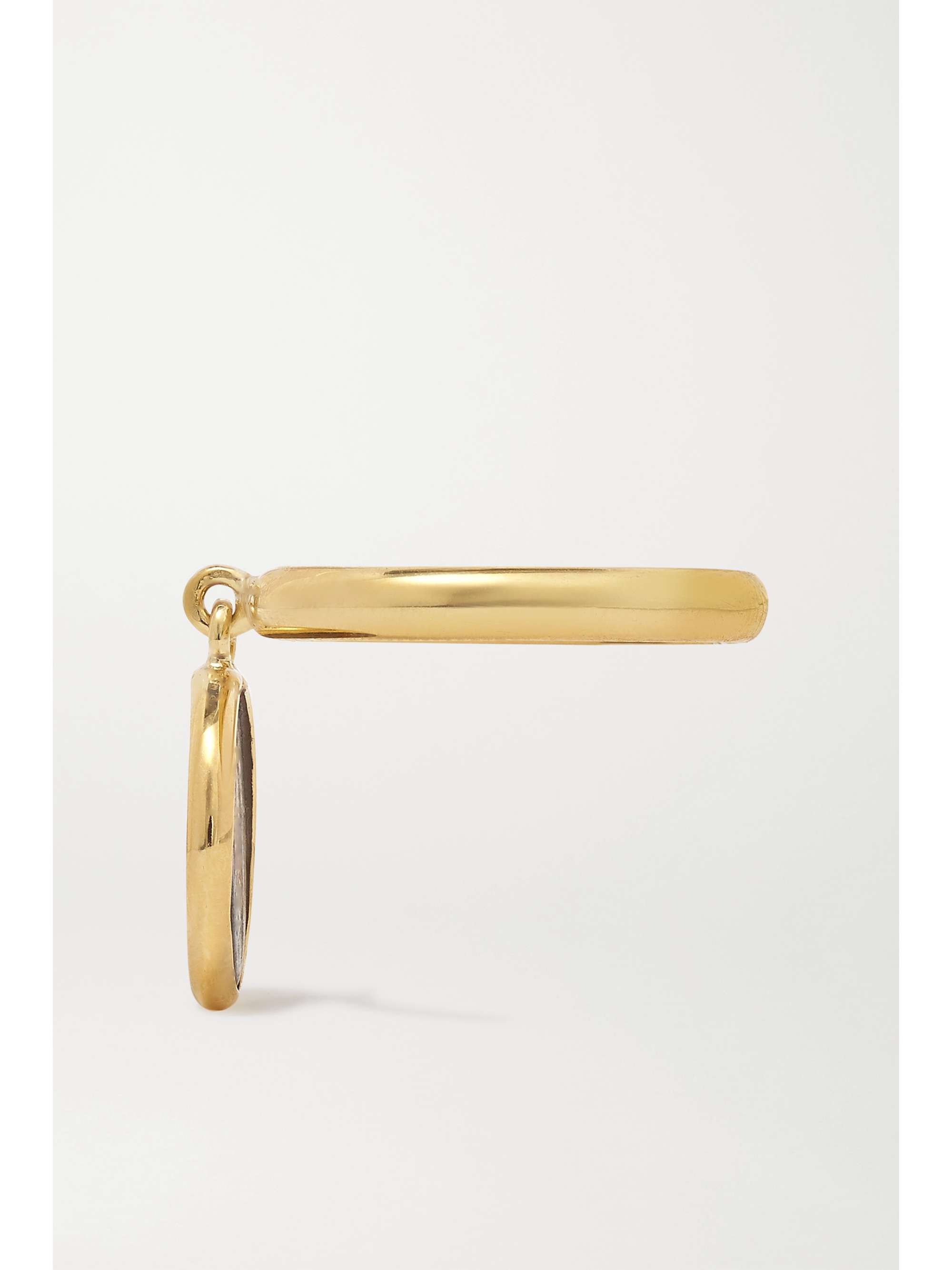 DUBINI Emperor Flip 18-karat gold bronze ring