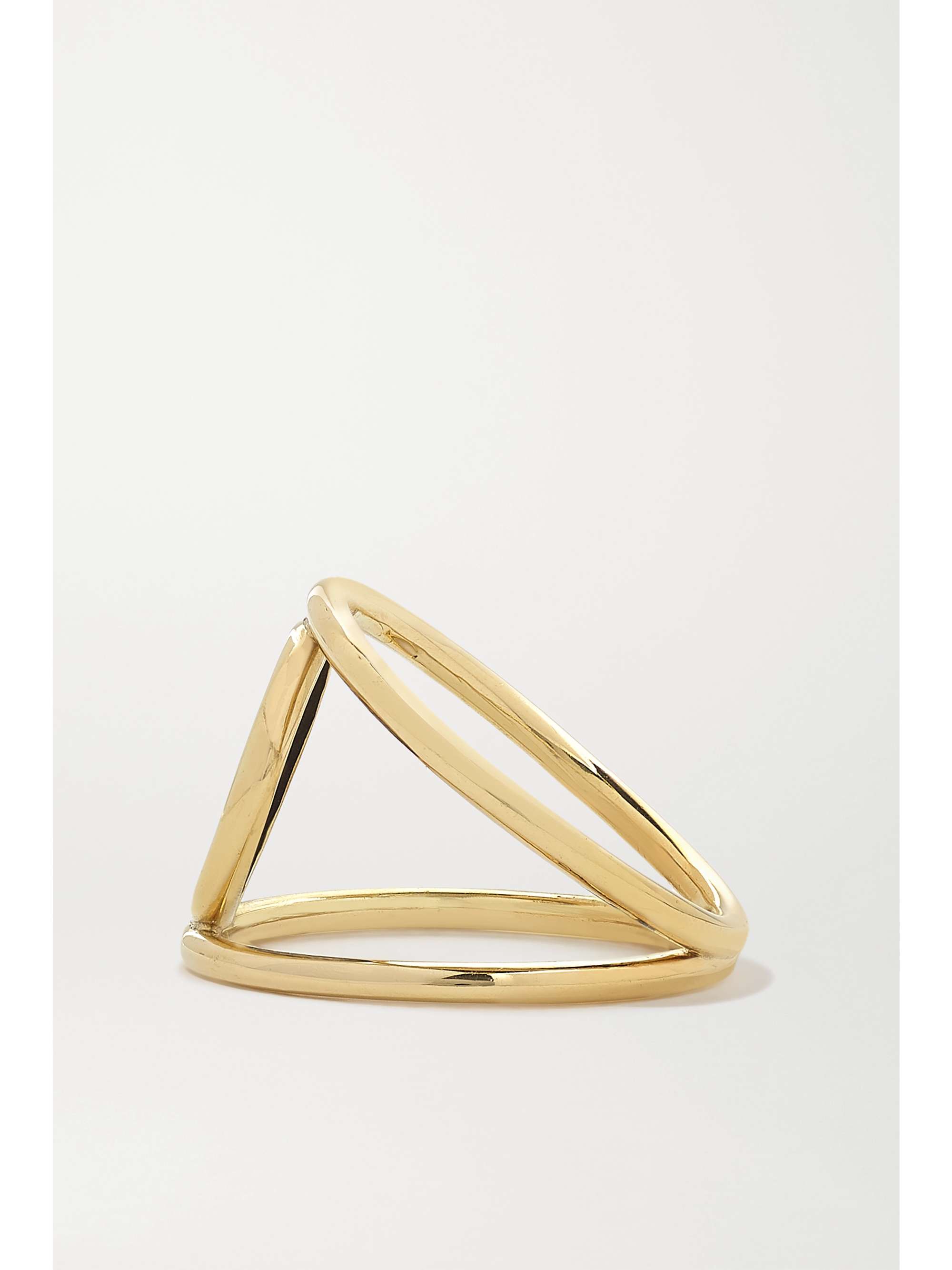 DUBINI Alexander the Great 18-karat gold and sterling silver ring