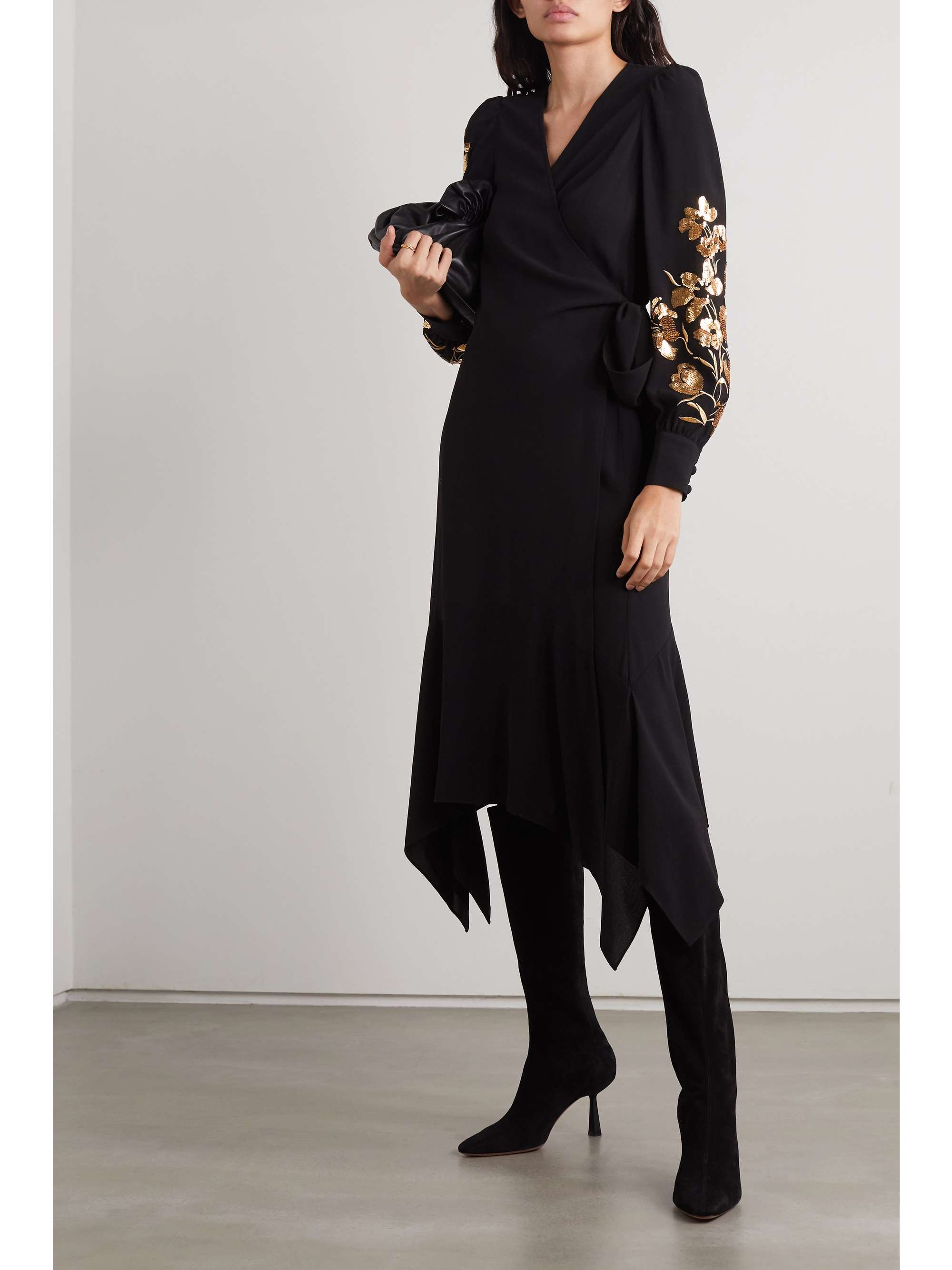 tory burch embroidered dress