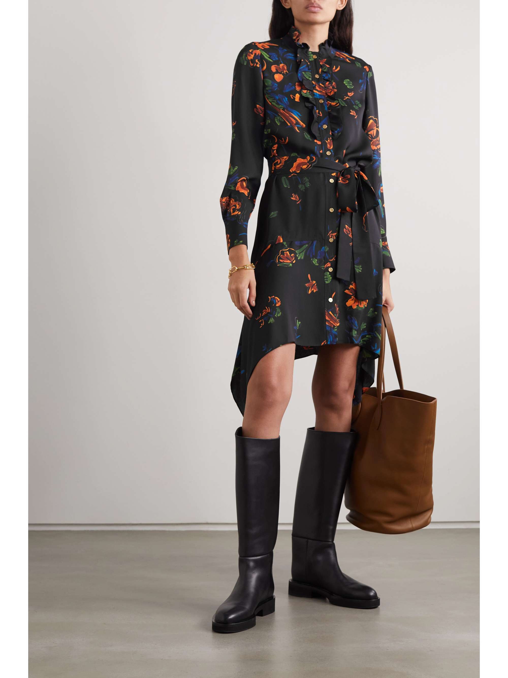 tory burch floral dress