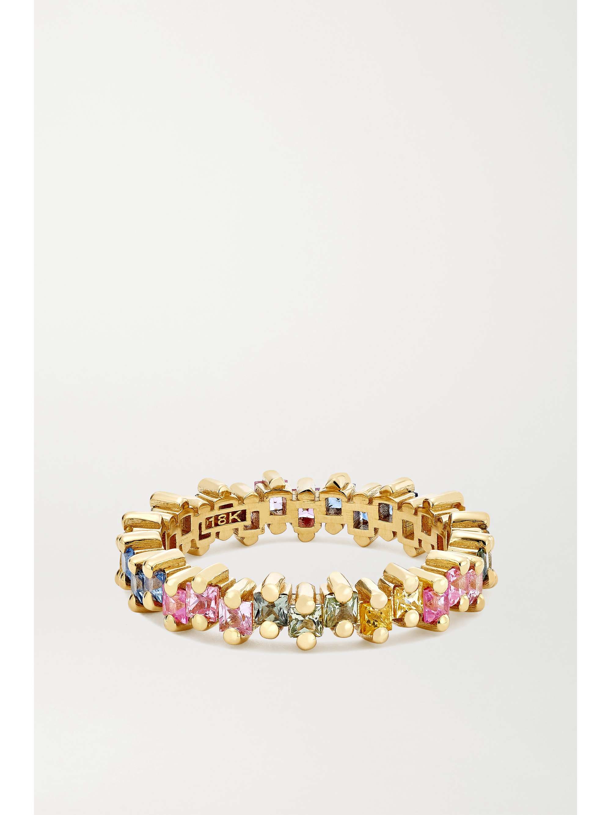 SUZANNE KALAN 18-karat gold sapphire ring