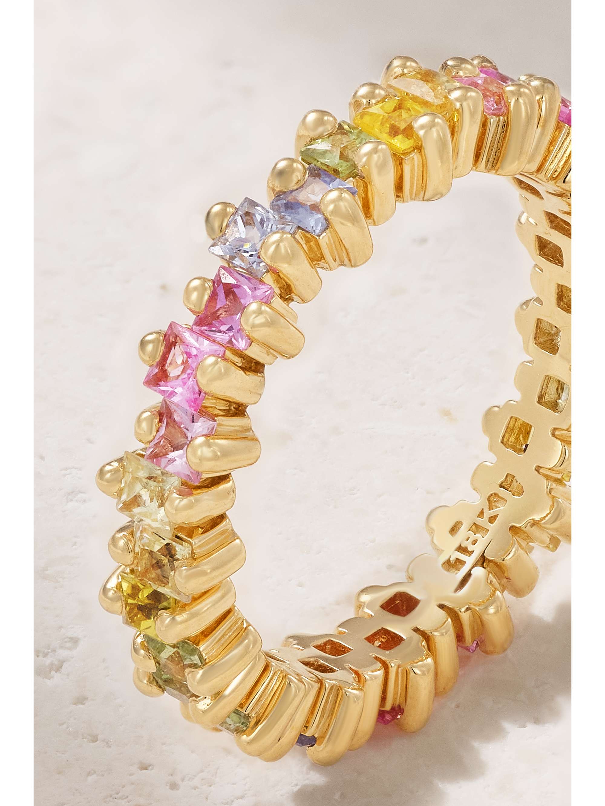 SUZANNE KALAN 18-karat gold sapphire ring