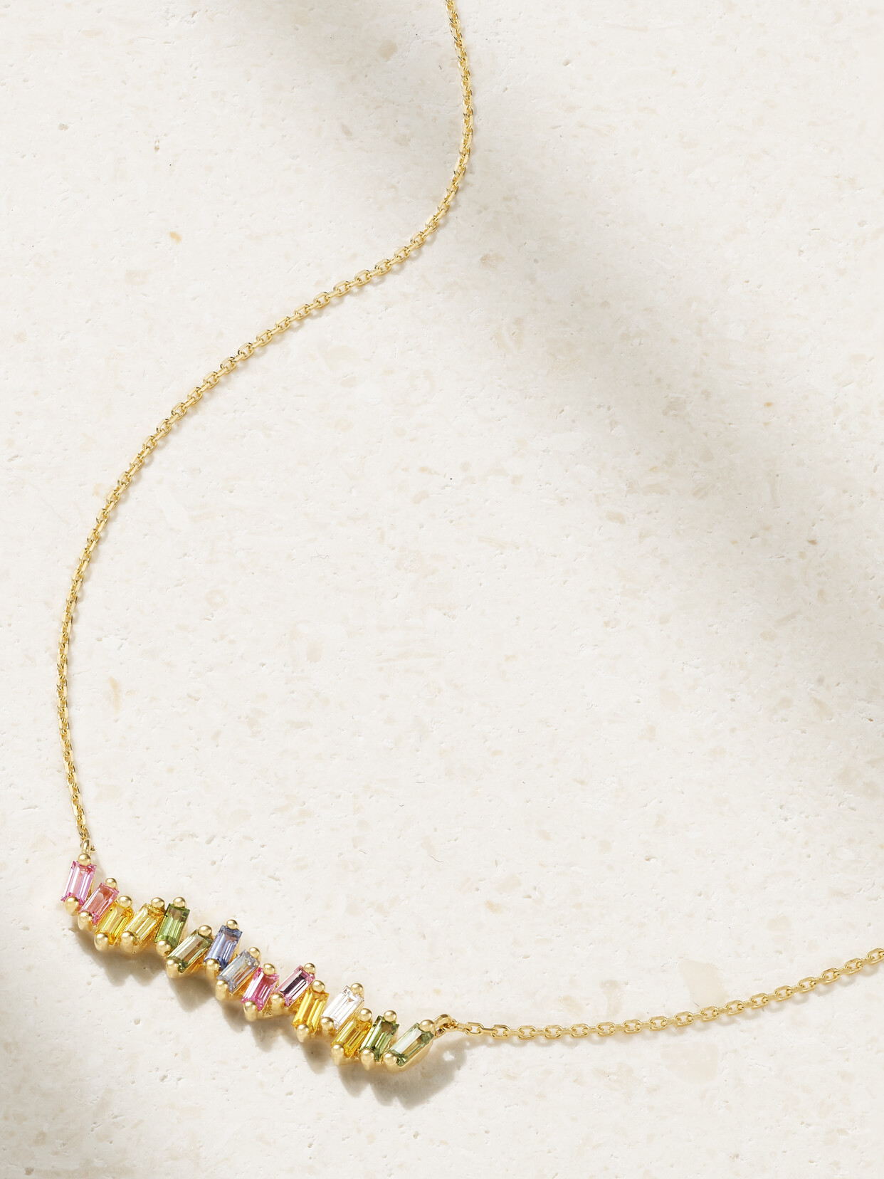 Suzanne Kalan 18-karat , Sapphire And Diamond Necklace