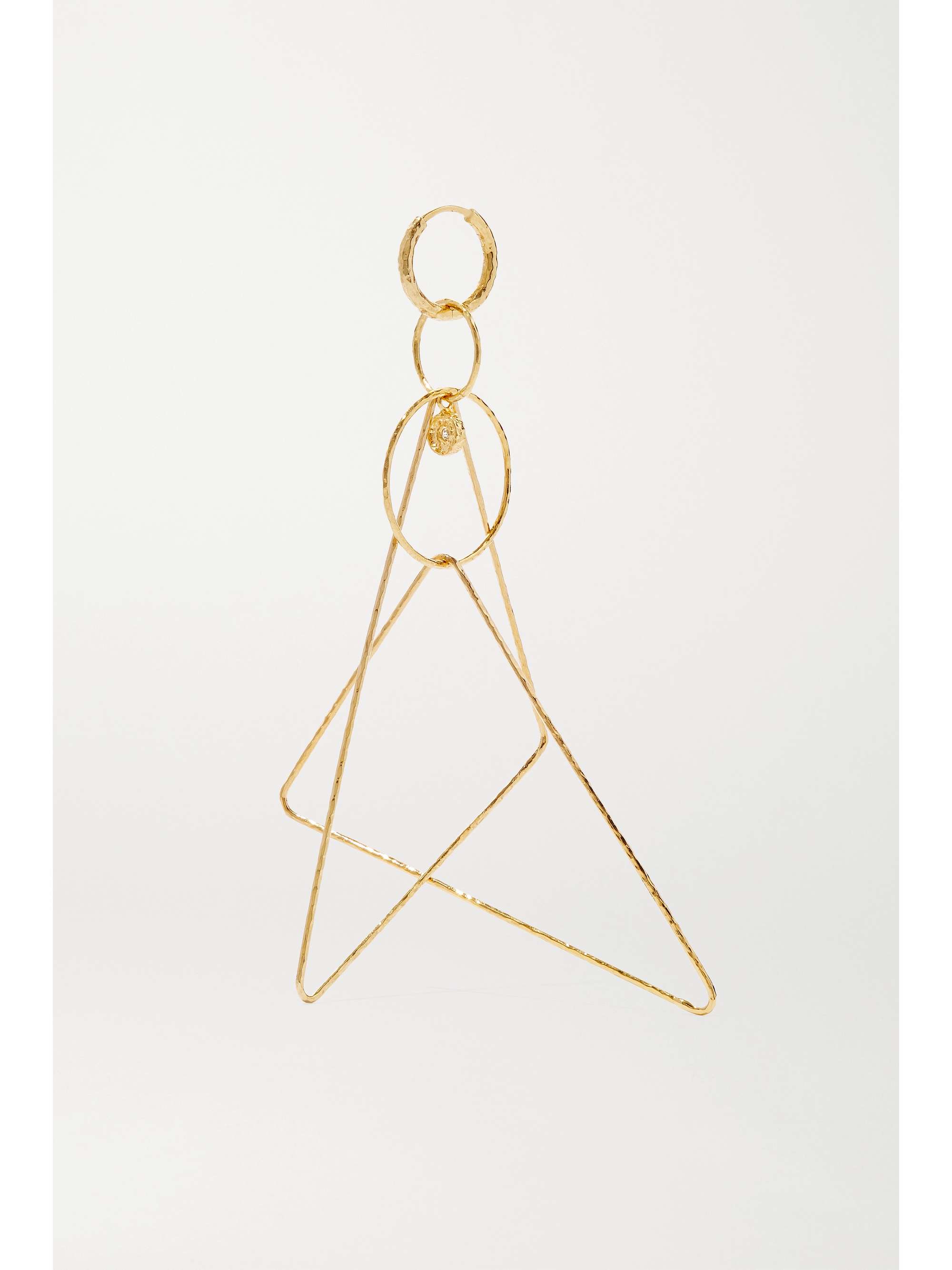 OCTAVIA ELIZABETH + NET SUSTAIN Whimsy 18-karat recycled gold diamond earrings