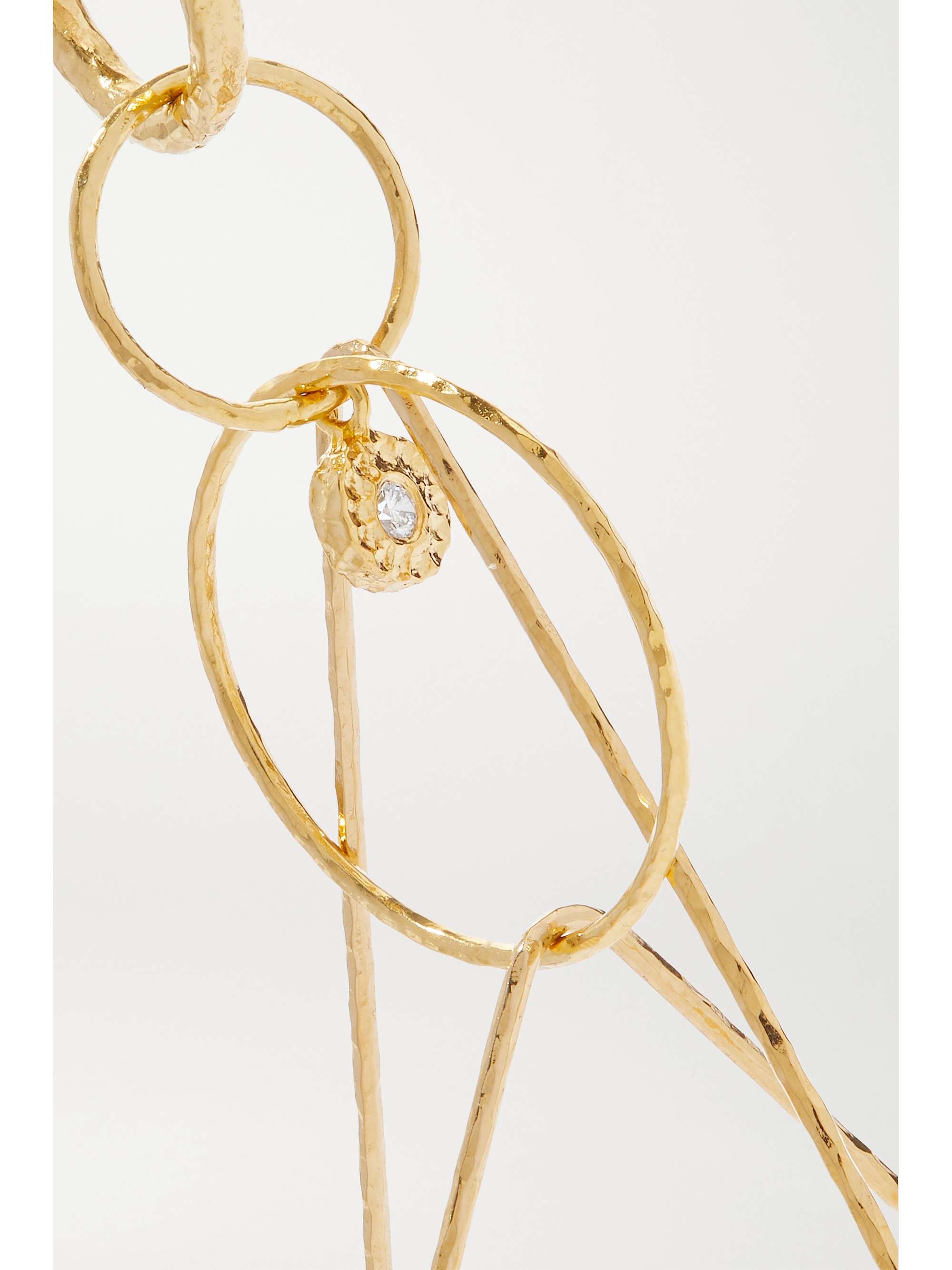 OCTAVIA ELIZABETH + NET SUSTAIN Whimsy 18-karat recycled gold diamond earrings