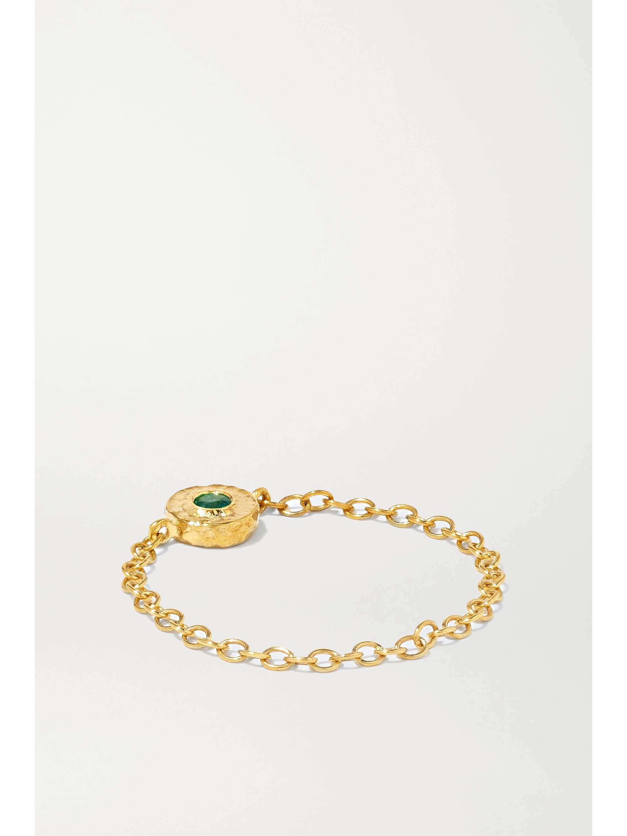 OCTAVIA ELIZABETH + NET SUSTAIN Nesting Gem 18-karat gold emerald ring
