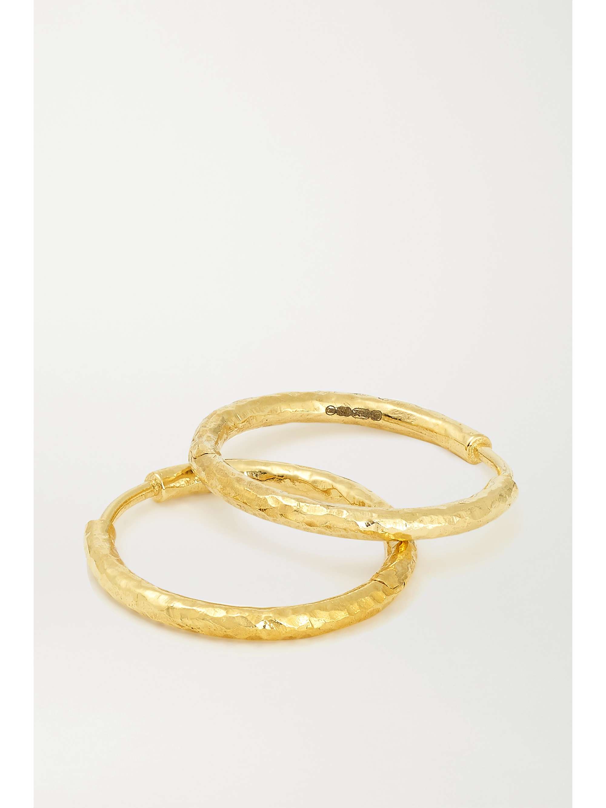 OCTAVIA ELIZABETH + NET SUSTAIN Gabby 18-karat gold hoop earrings