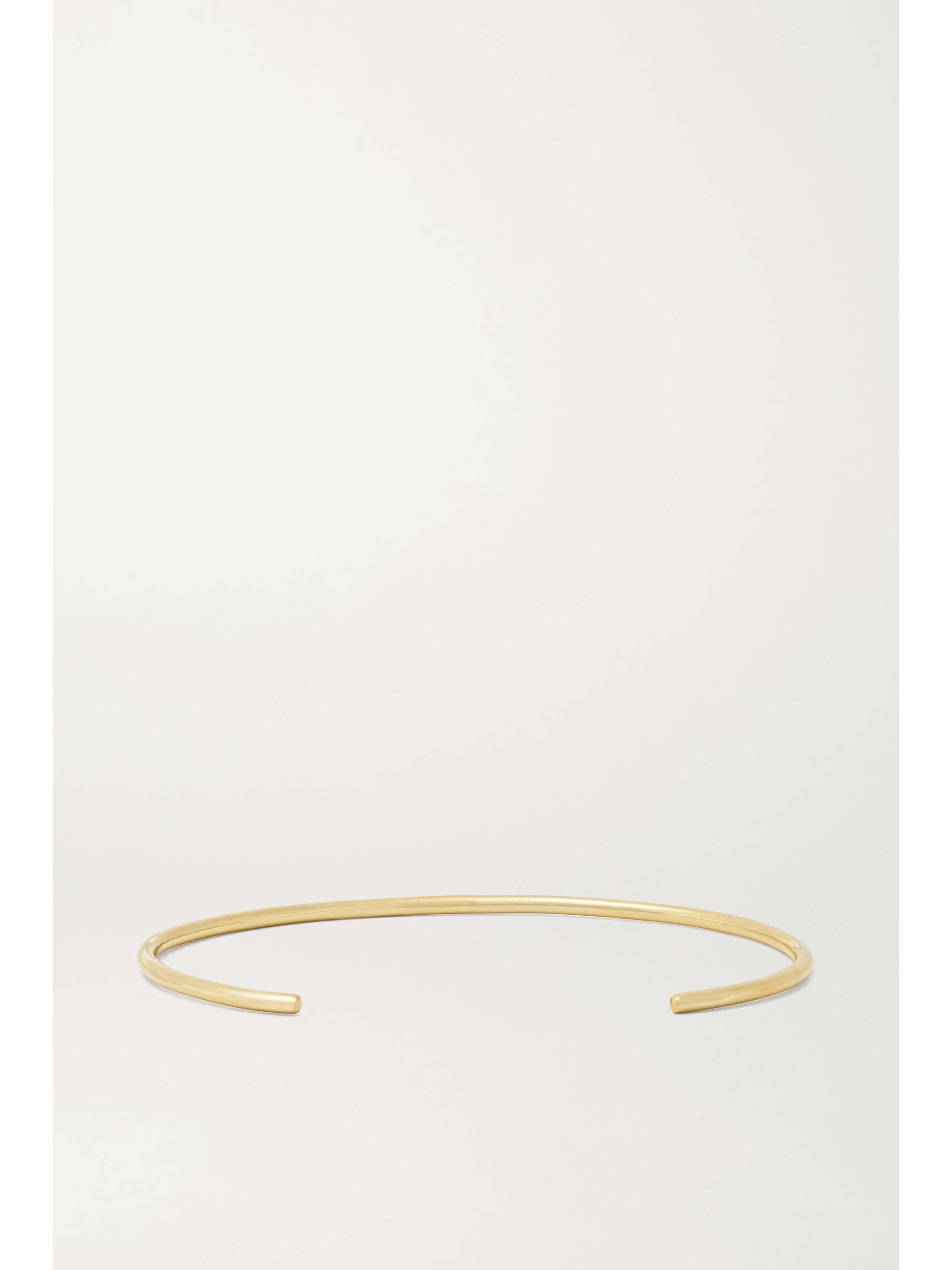 OCTAVIA ELIZABETH + NET SUSTAIN Nesting Gem 18-karat recycled gold emerald cuff