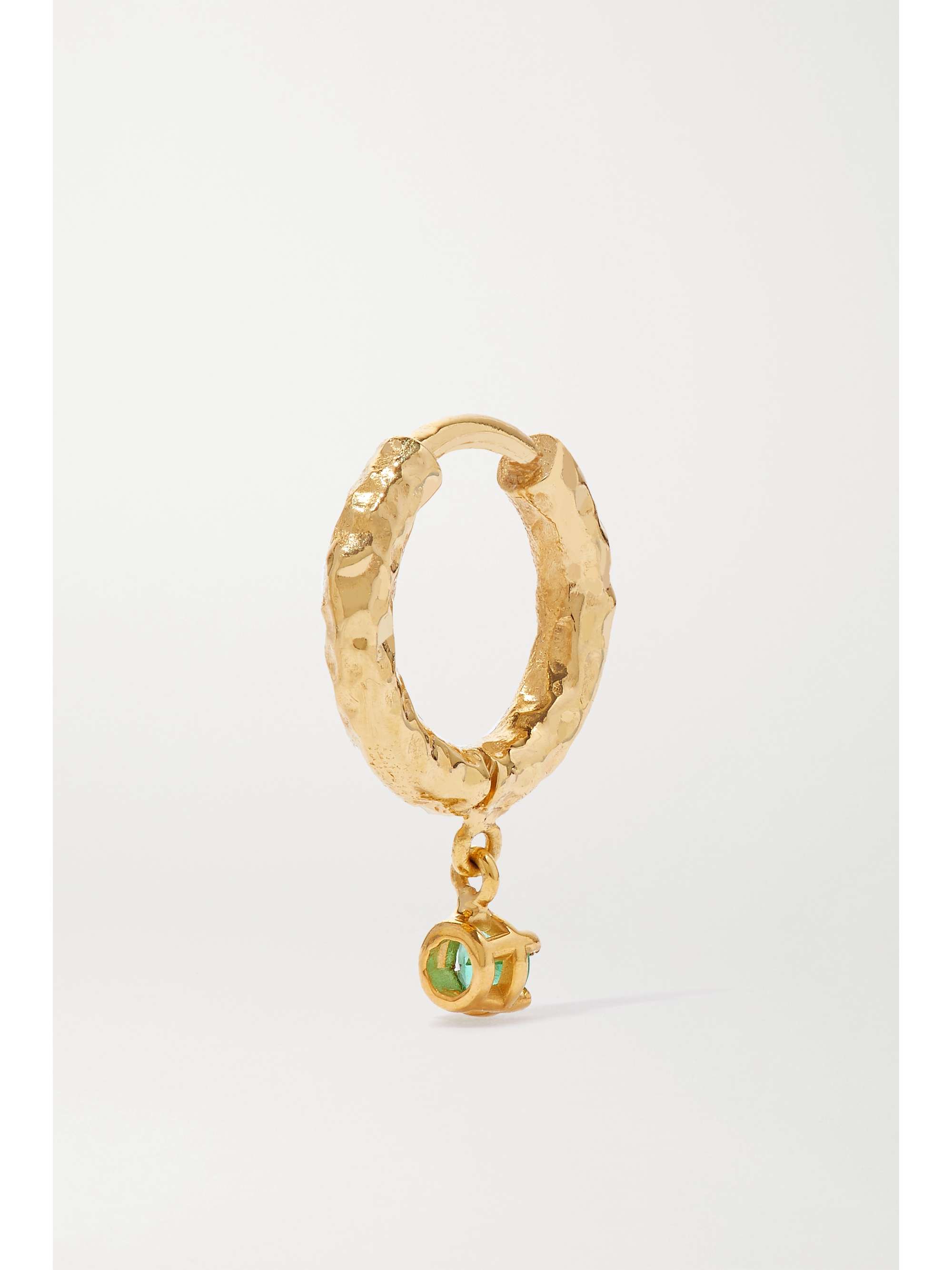 OCTAVIA ELIZABETH + NET SUSTAIN Micro Gabby 18-karat recycled gold diamond hoop earrings