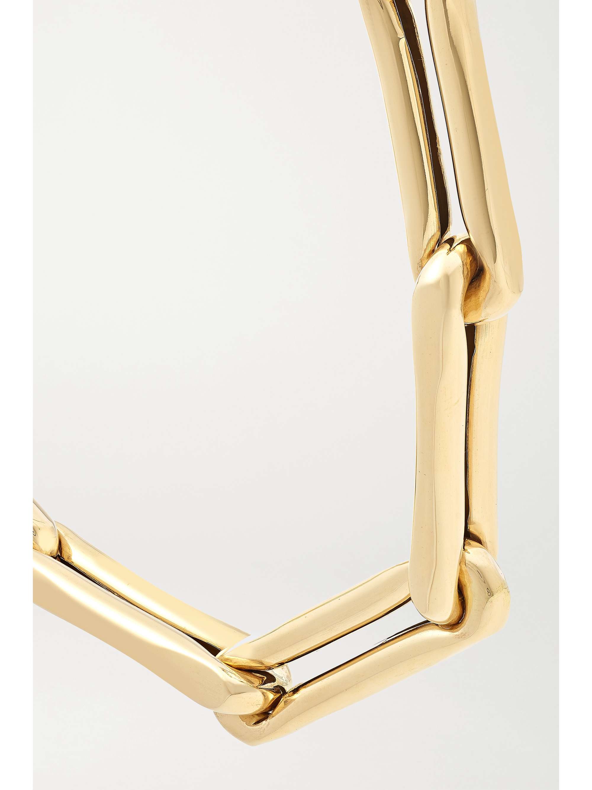 LAUREN RUBINSKI Extra Large 14-karat gold and enamel necklace