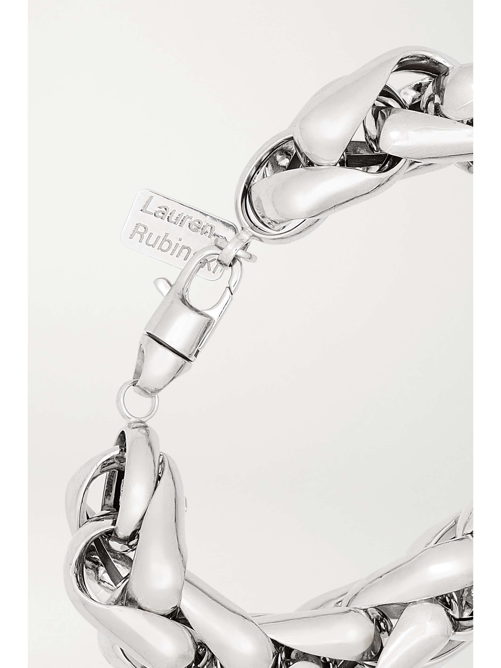LAUREN RUBINSKI Large Armband aus 14 Karat Weißgold