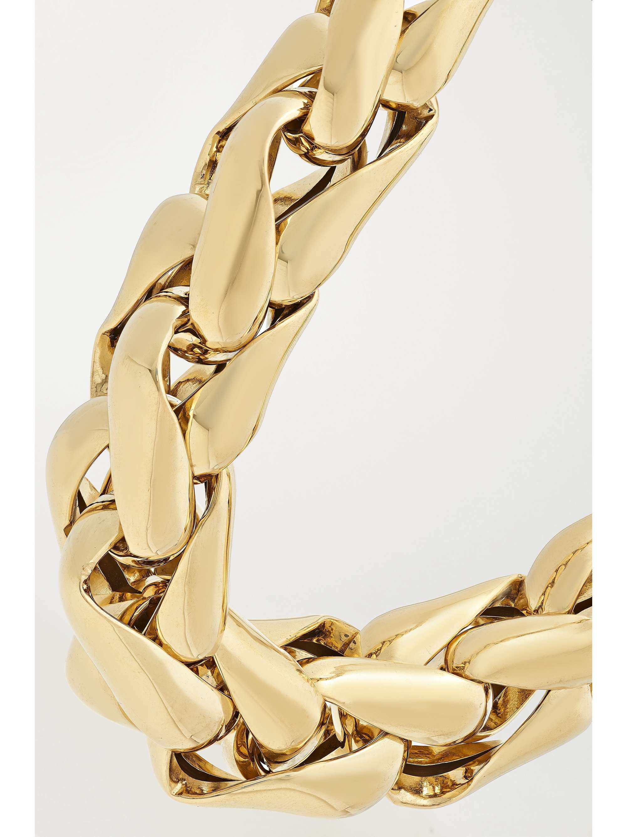 LAUREN RUBINSKI Large 14-karat gold necklace