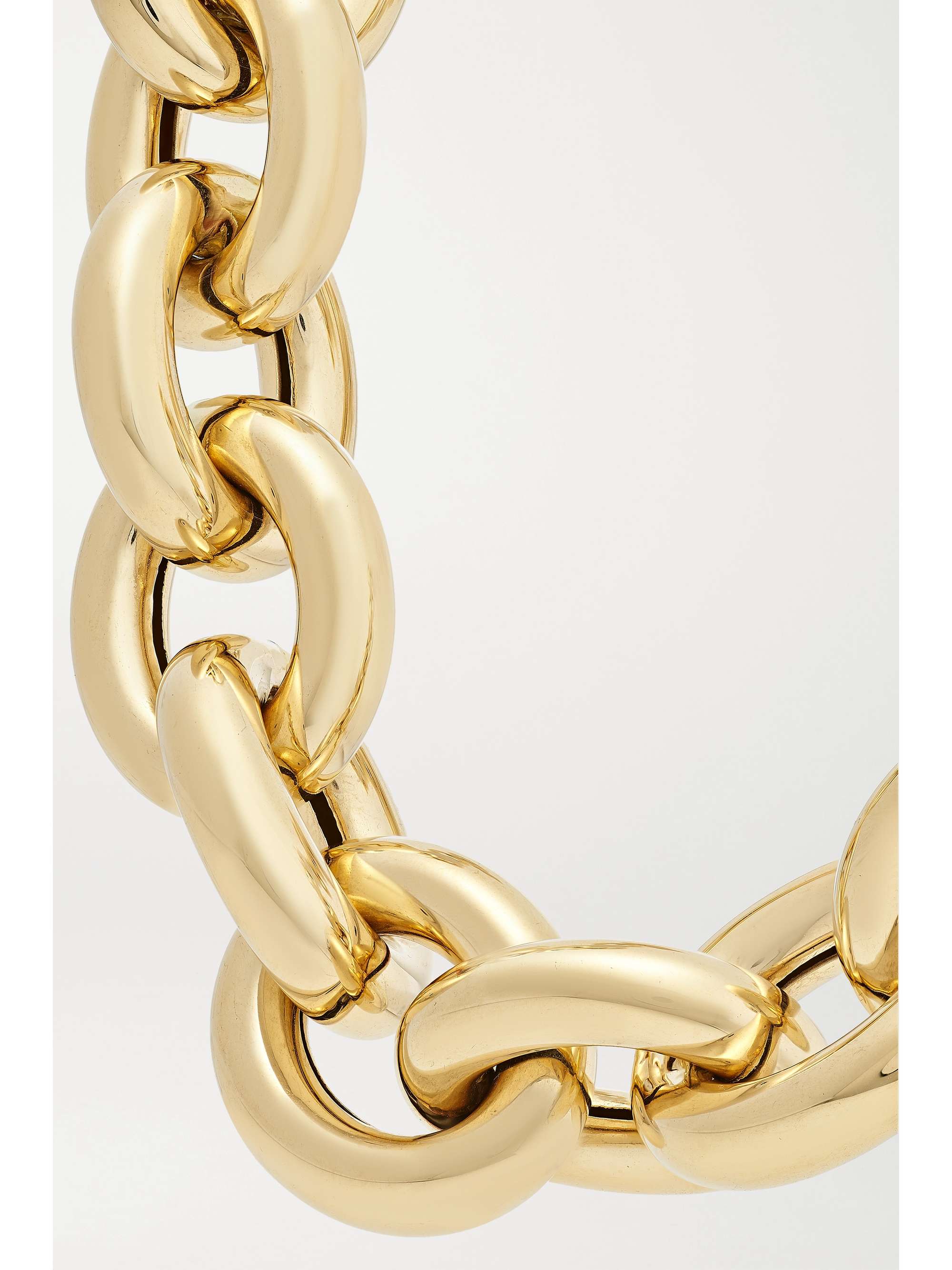 LAUREN RUBINSKI Extra Large 14-karat gold necklace