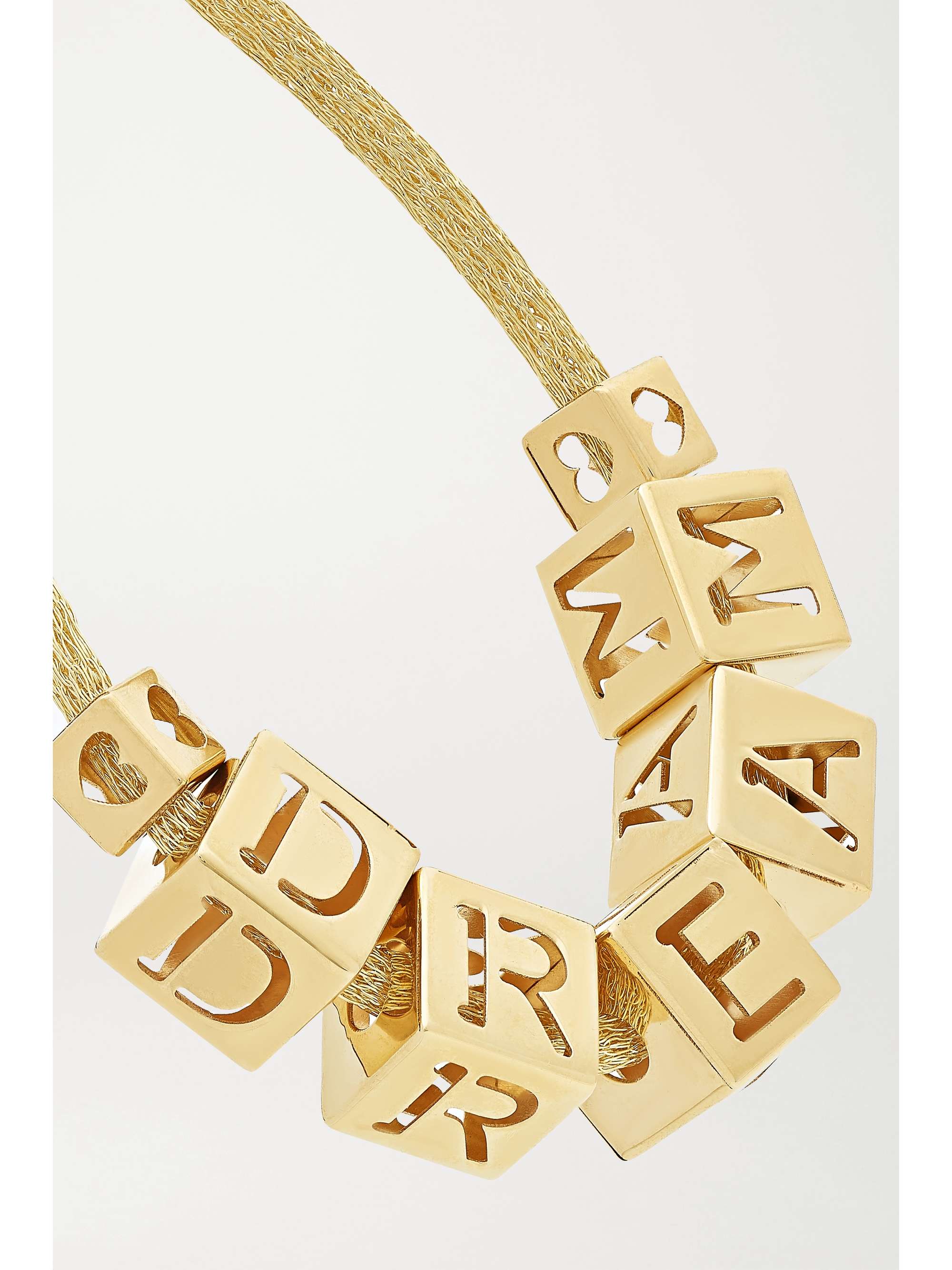 LAUREN RUBINSKI Dream 14-karat gold bracelet