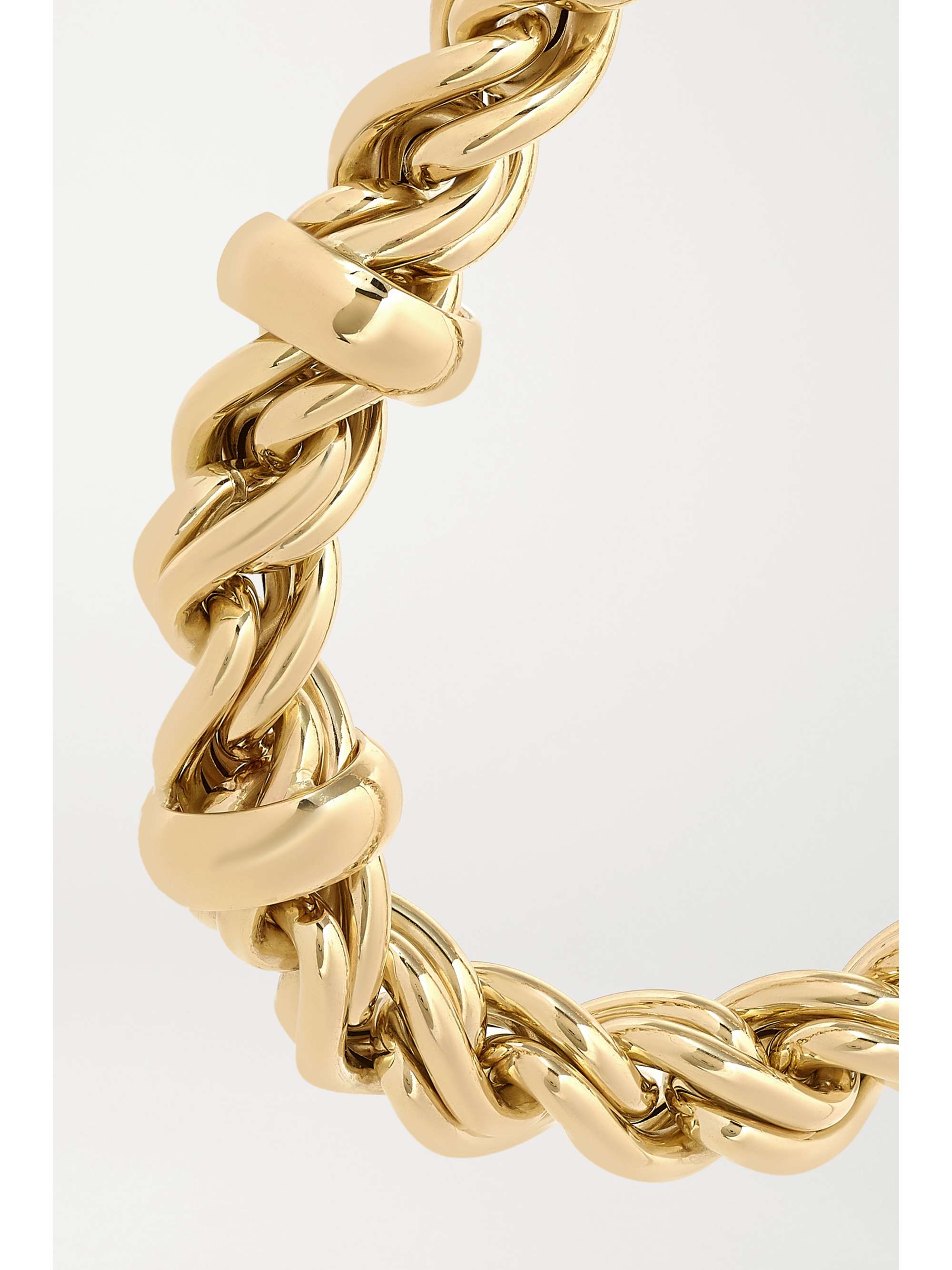 LAUREN RUBINSKI Medium 14-karat gold bracelet