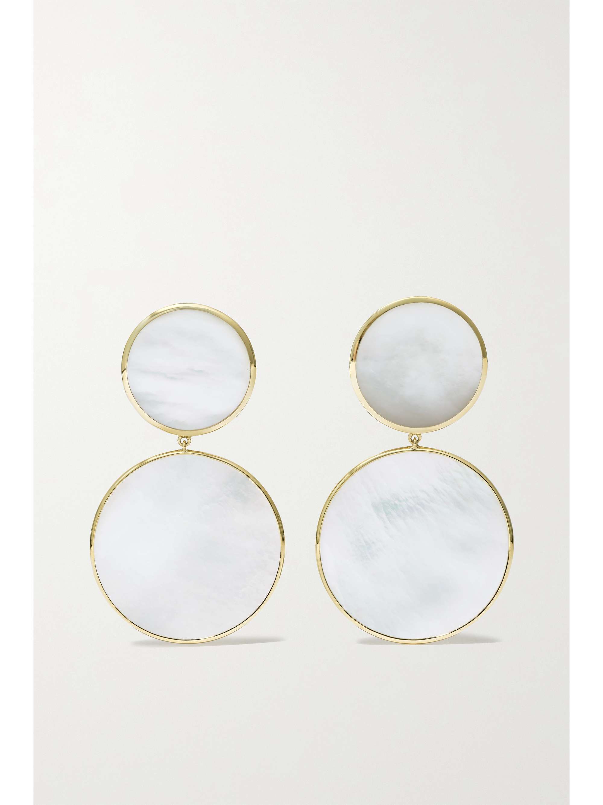 IPPOLITA Large Polished Rock Candy Snowman 18-karat gold shell earrings