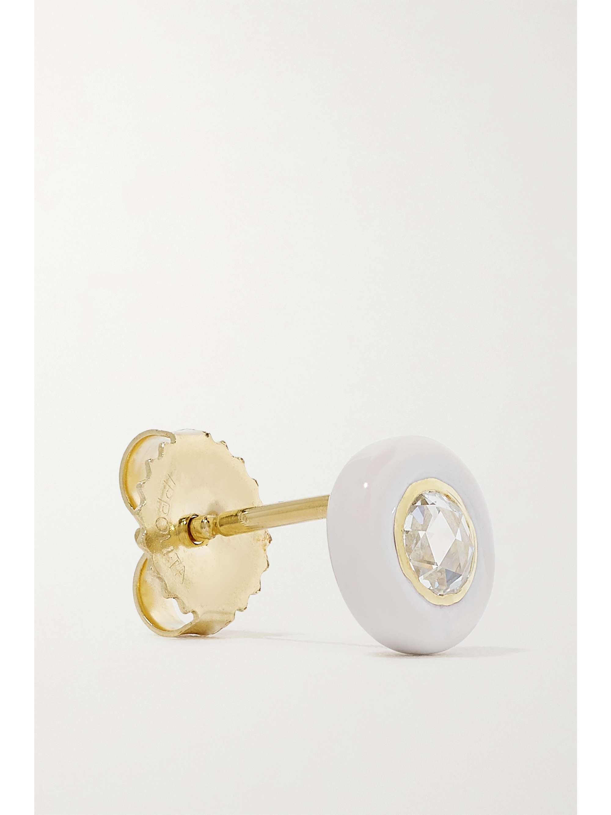 IPPOLITA Lollipop Carnevale 18-karat gold, ceramic and diamond earrings