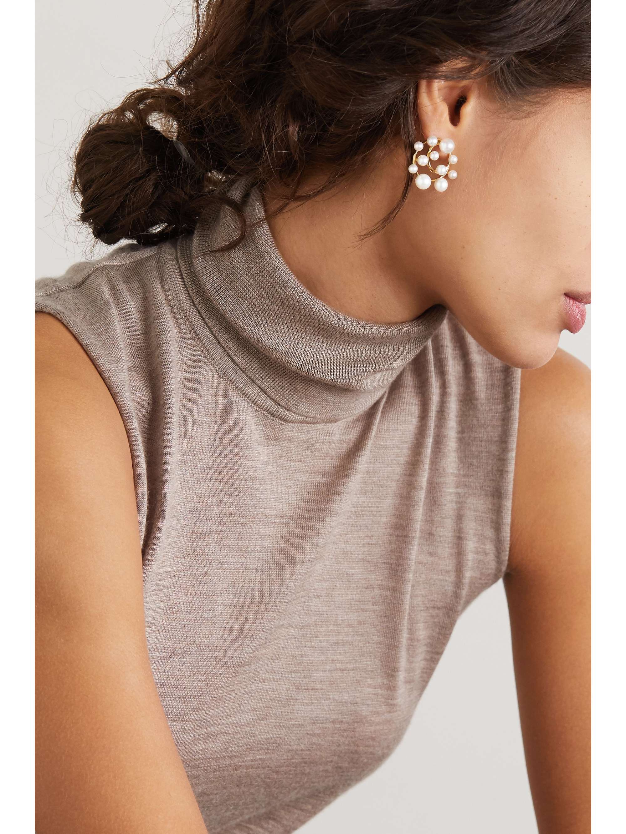 IPPOLITA Nova 18-karat gold pearl earrings
